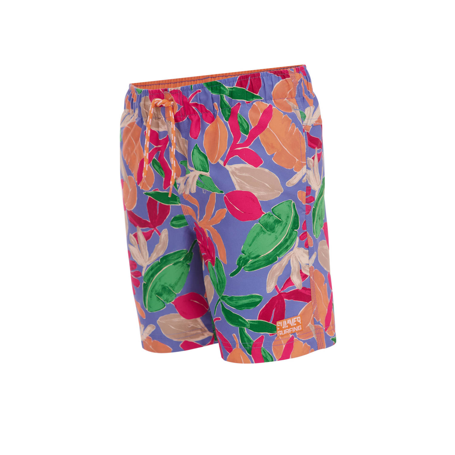 WE Fashion zwemshort blauw roze groen
