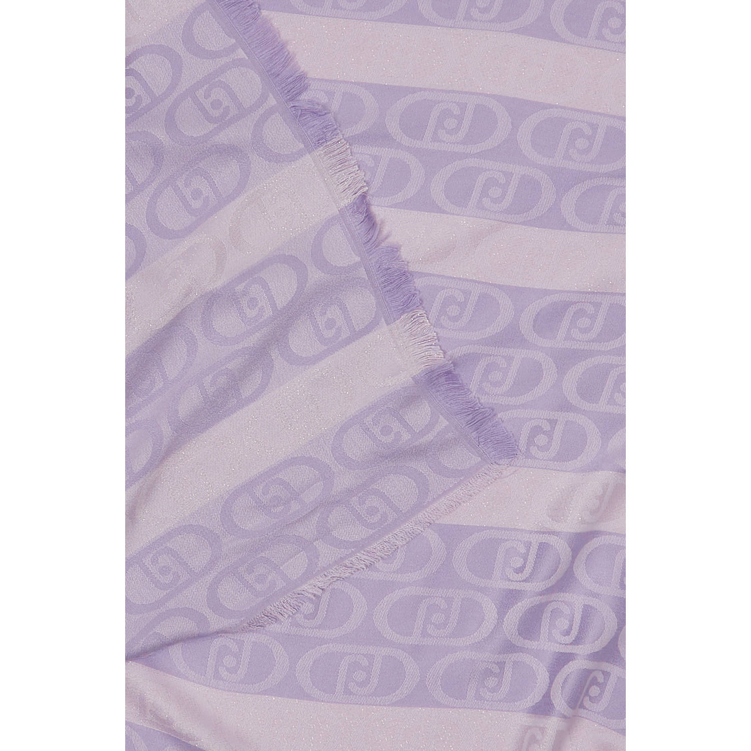 Liu Jo sjaal Monogram paars