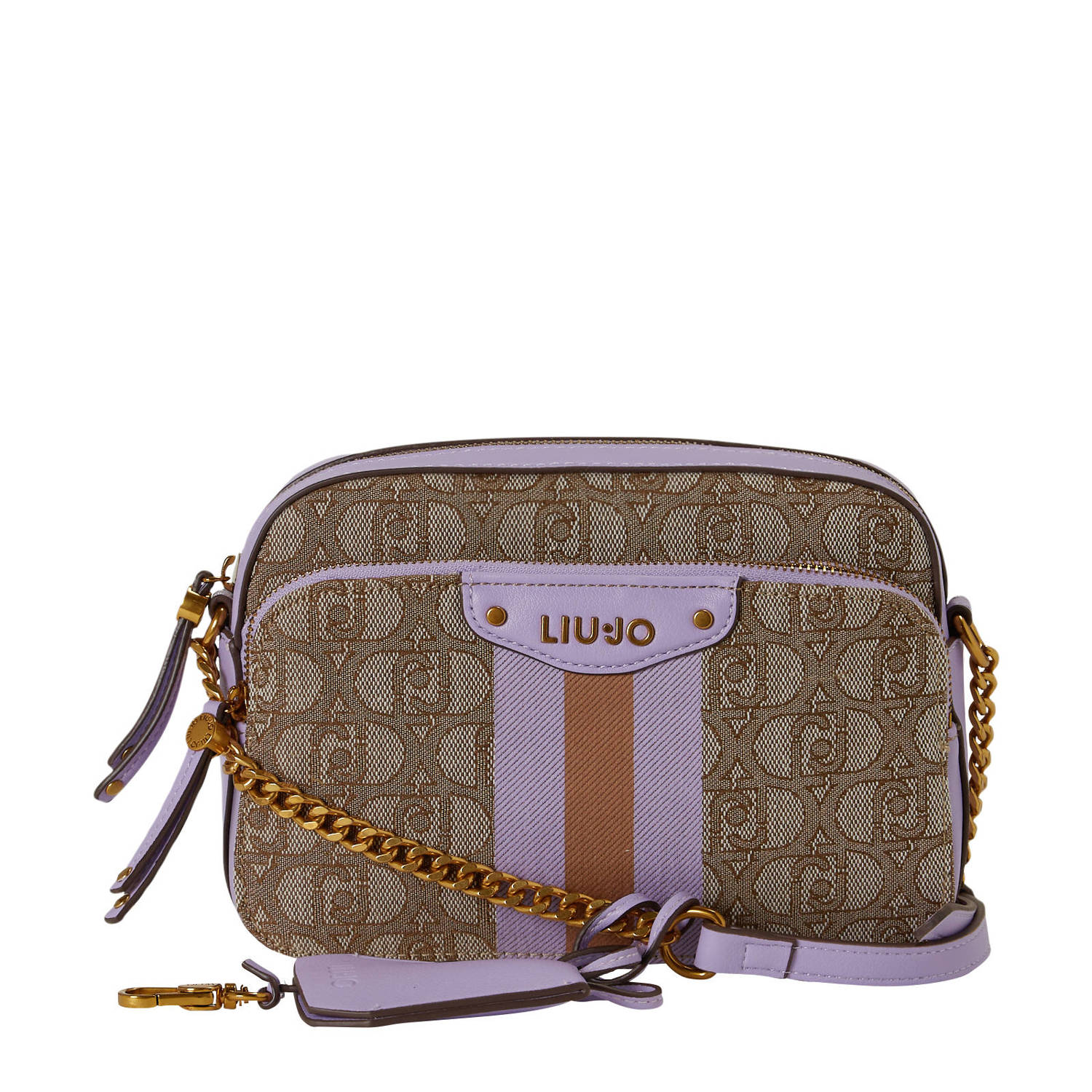 Liu Jo Teddy Bruine Schoudertas Multicolor Dames
