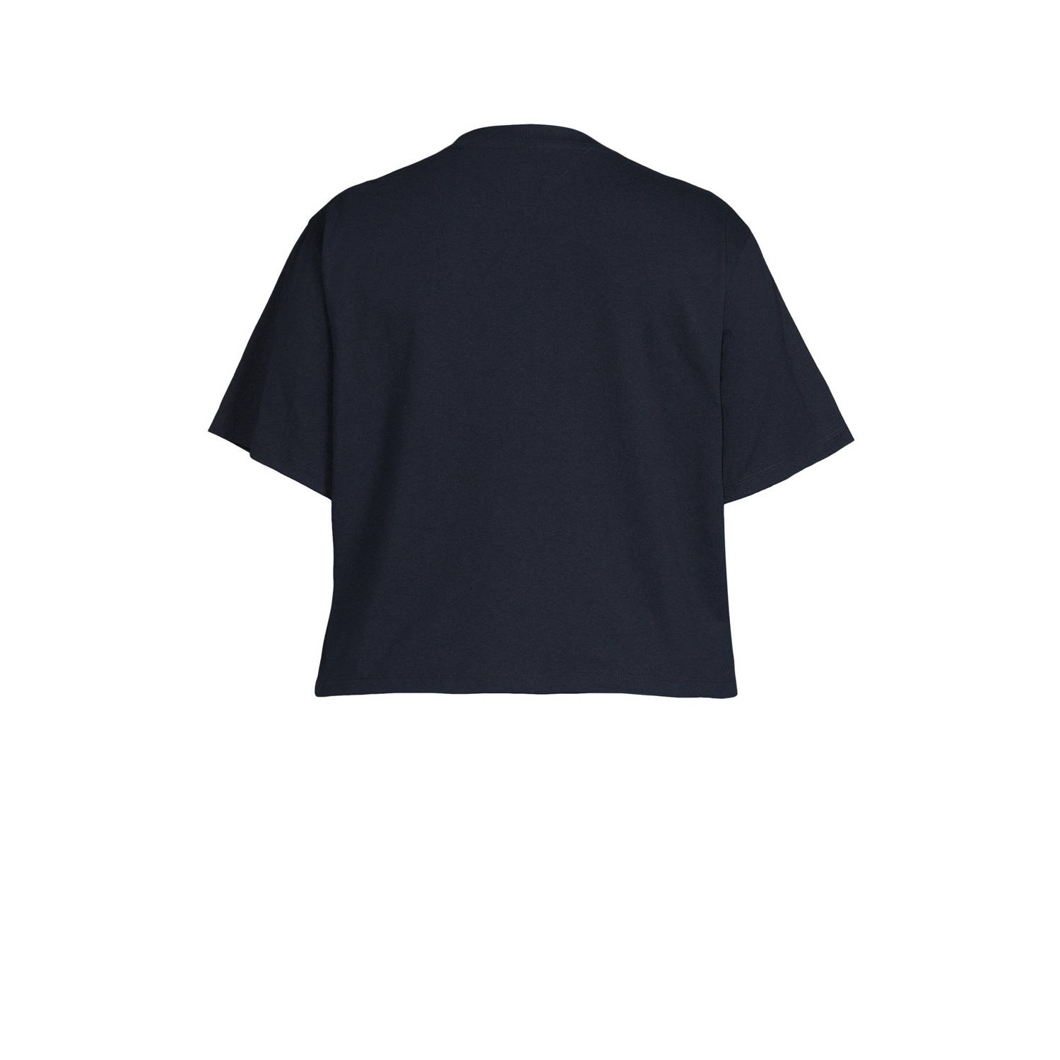 Tommy Jeans Curve T-shirt met printopdruk donkerblauw