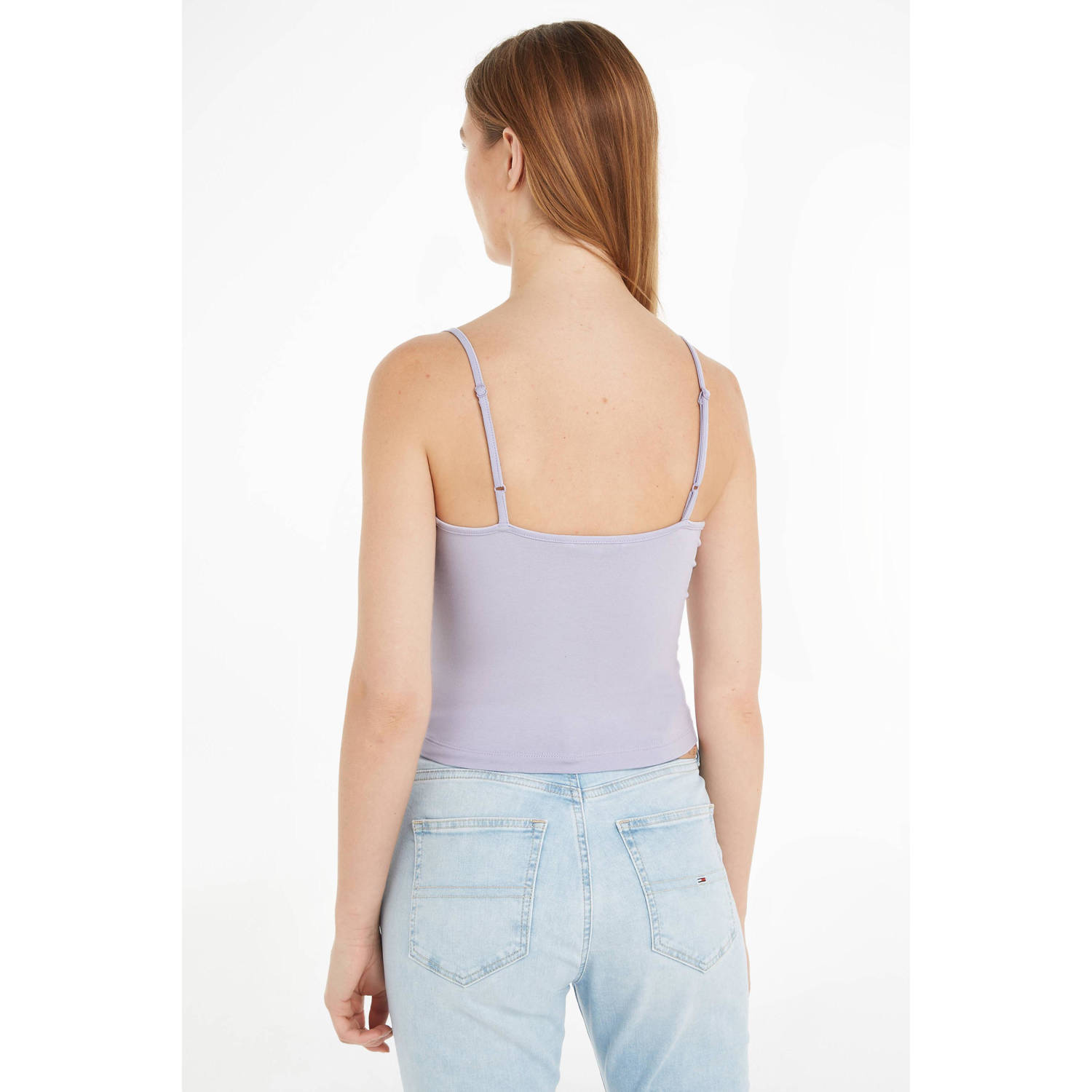 Tommy Jeans spaghettitop lila