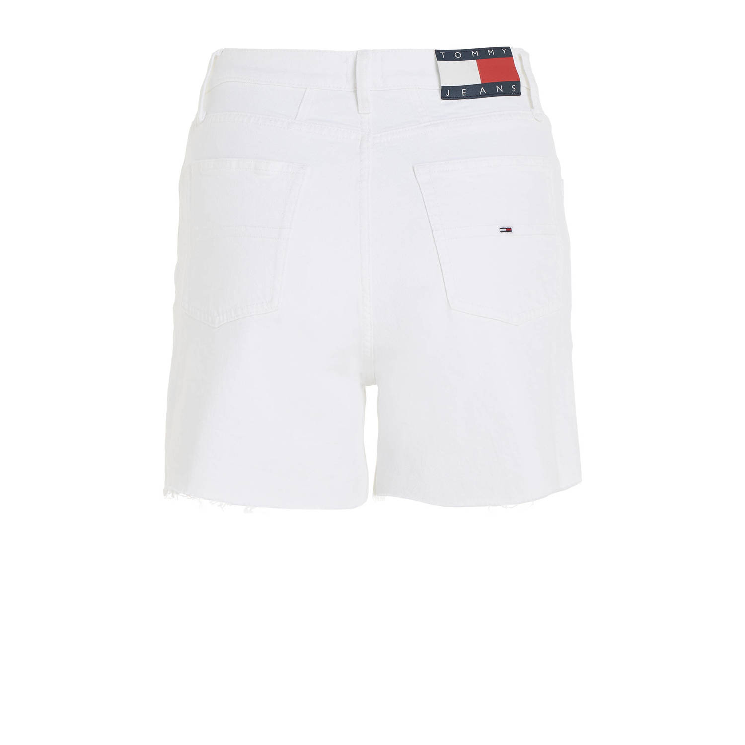 Tommy Jeans high waist skinny short wit