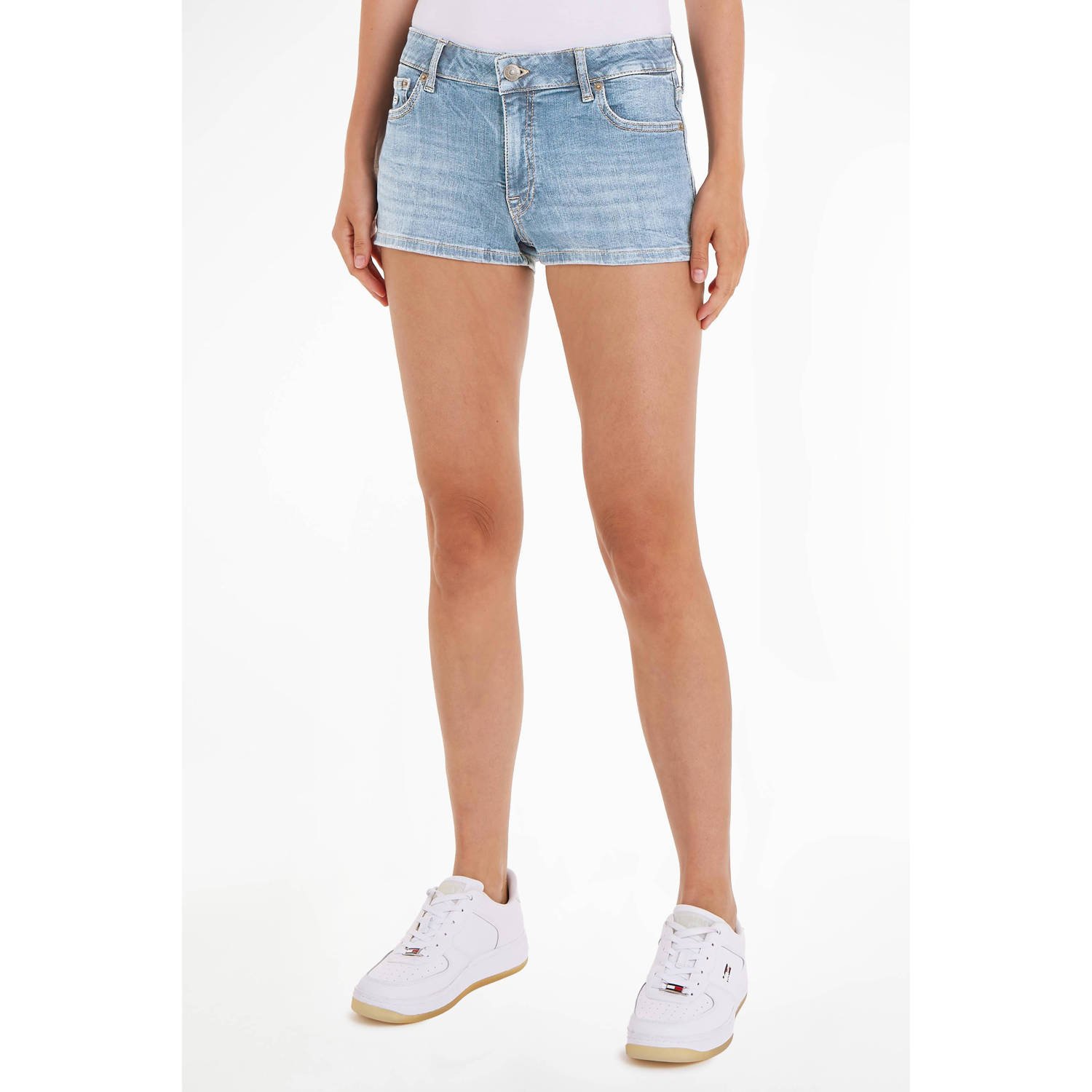 Tommy Jeans skinny short light blue denim