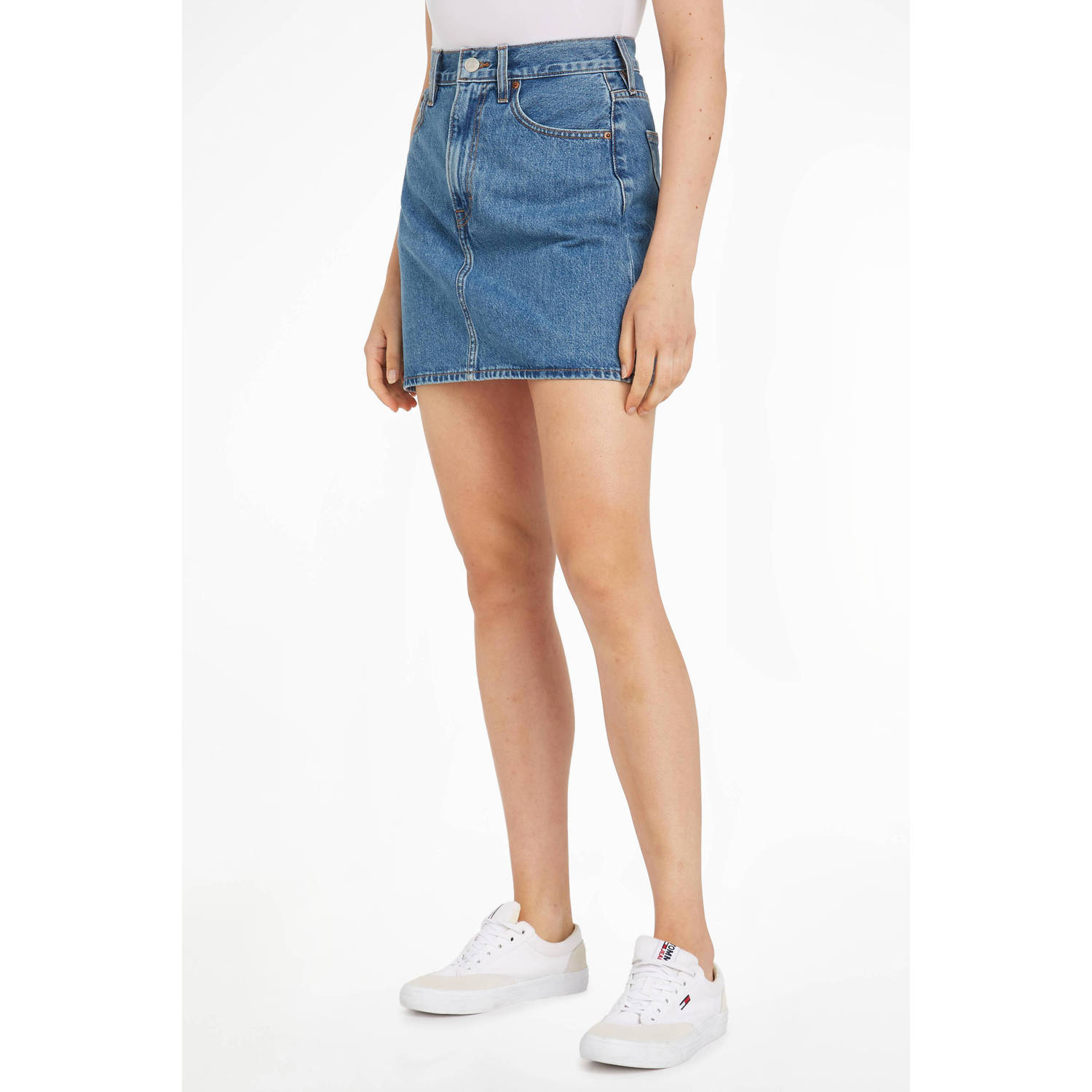 Tommy Jeans spijkerrok medium blue denim