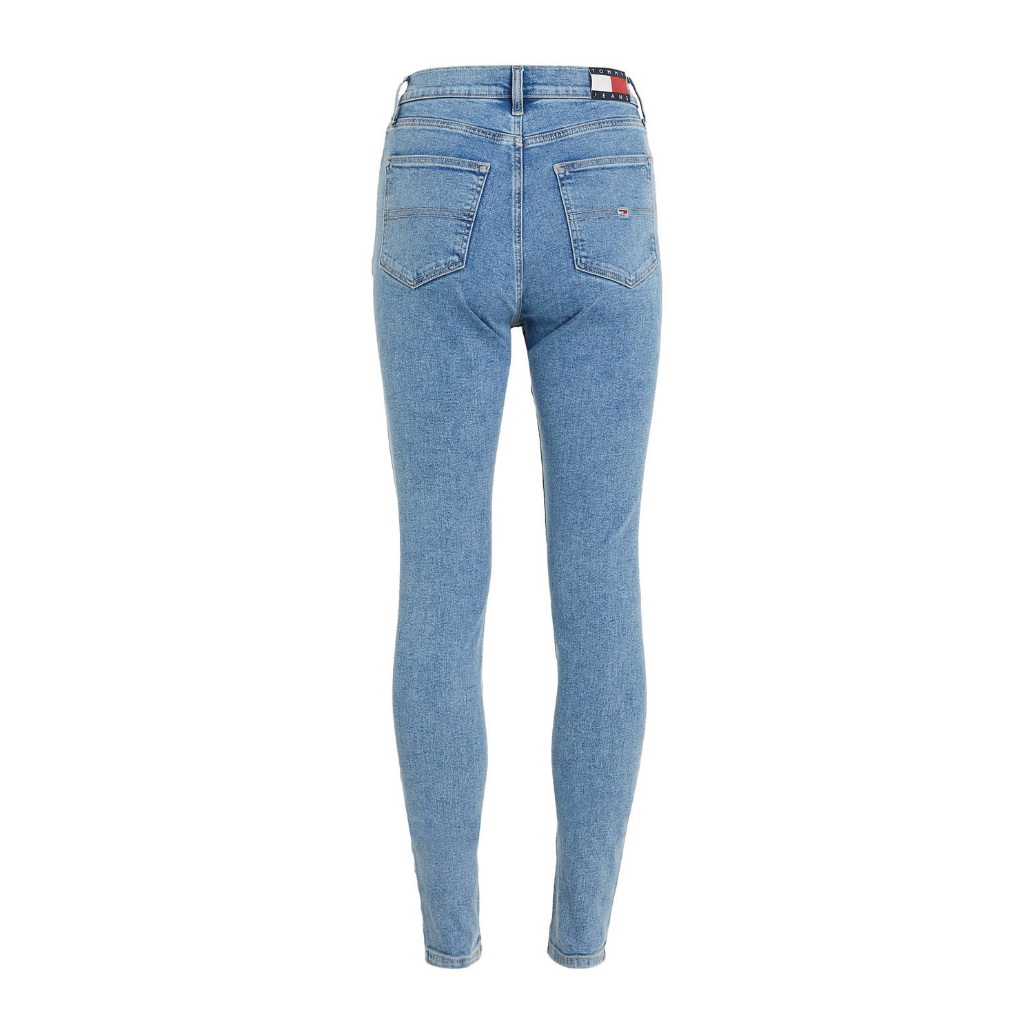 Tommy Jeans high waist skinny jeans light blue denim