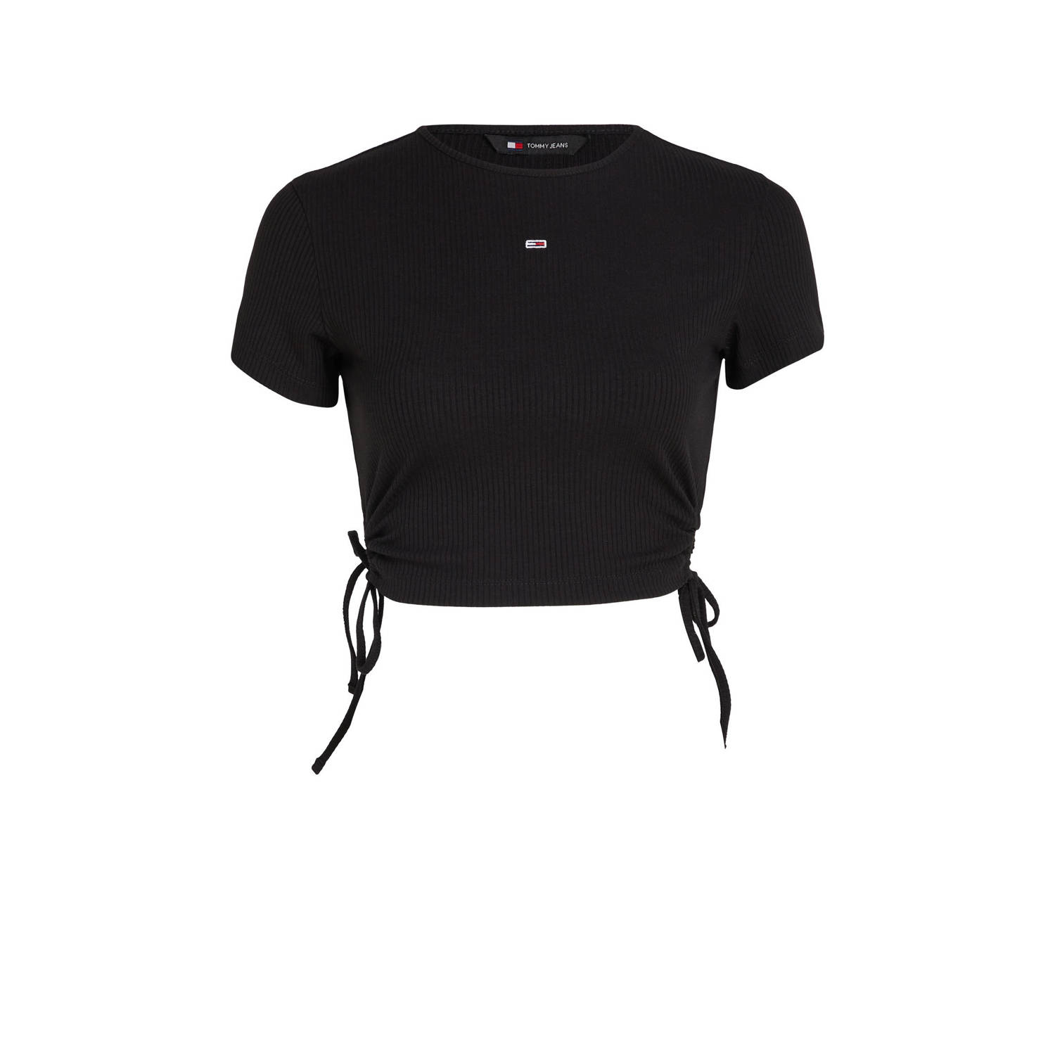 TOMMY JEANS T-shirt TJW CRP GATHERING SS RIB TOP