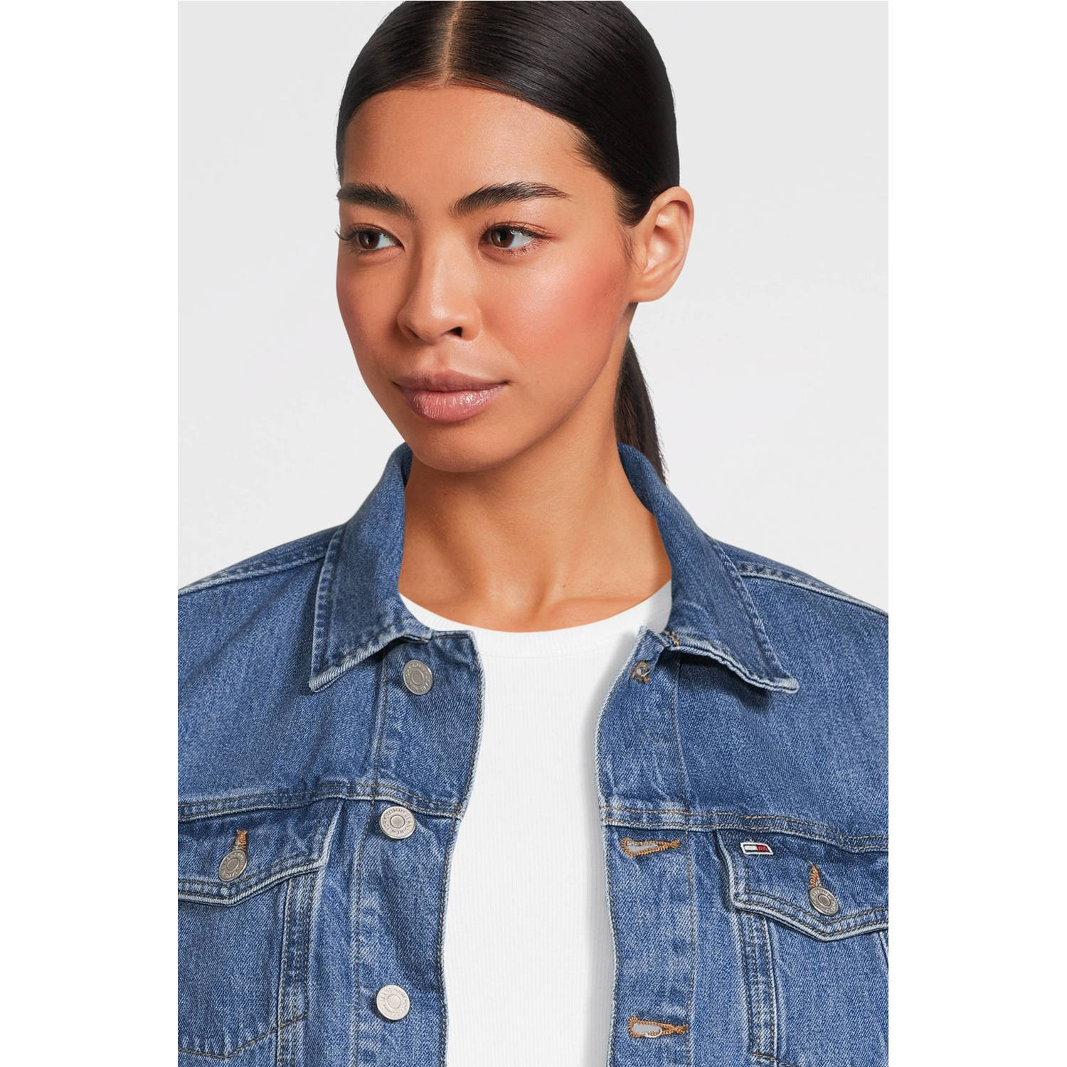 Tommy Jeans spijkerjasje medium blue denim