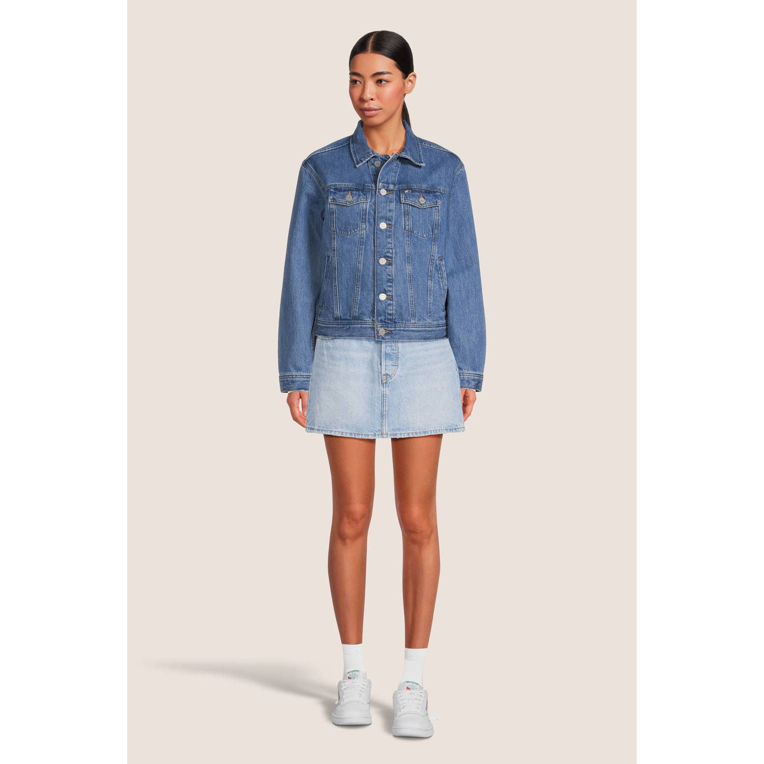 Tommy Jeans spijkerjasje medium blue denim