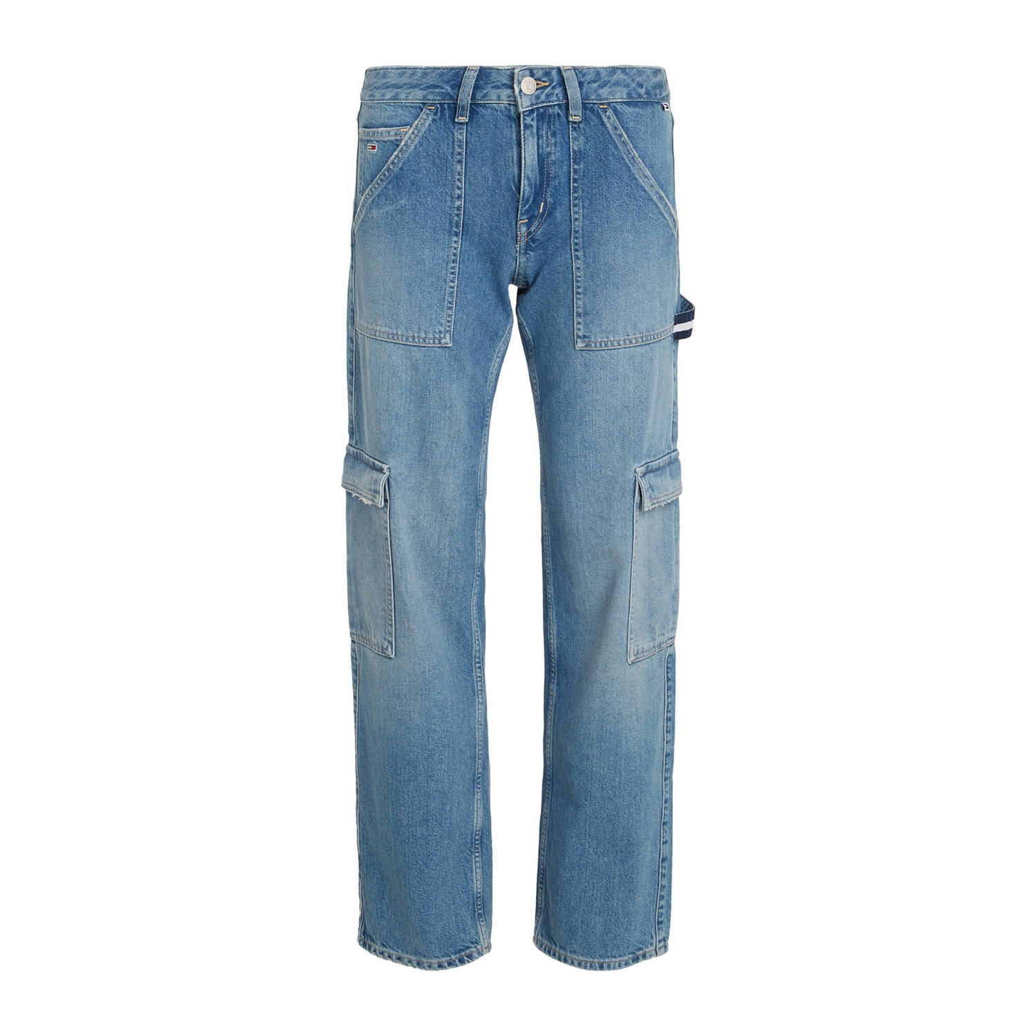 Tommy Jeans Casual Denim Broek Blue Dames