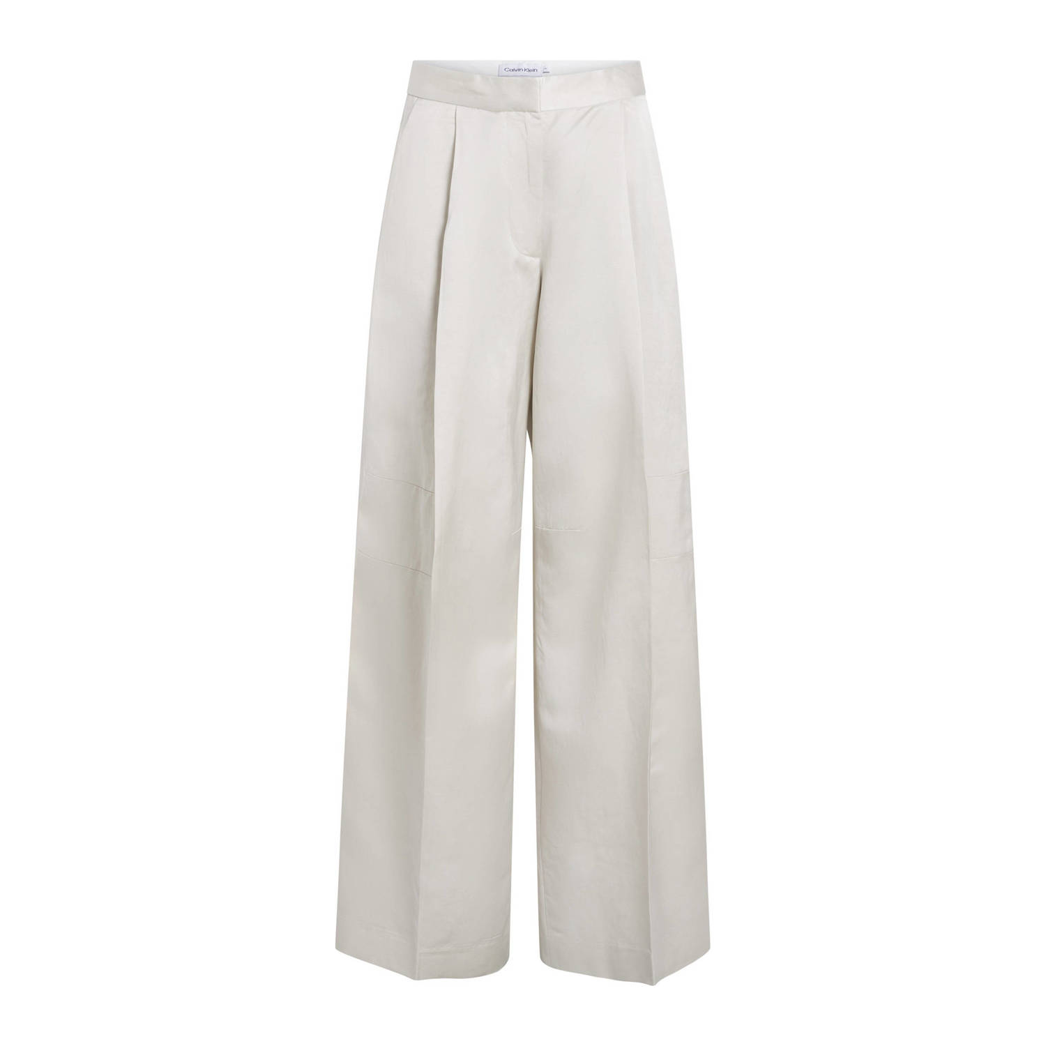 Calvin Klein Wide Trousers Beige Dames