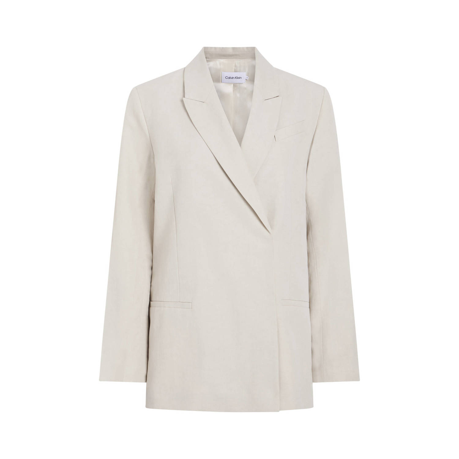 Calvin Klein Womenswear Blazer met paspelzak op de borst