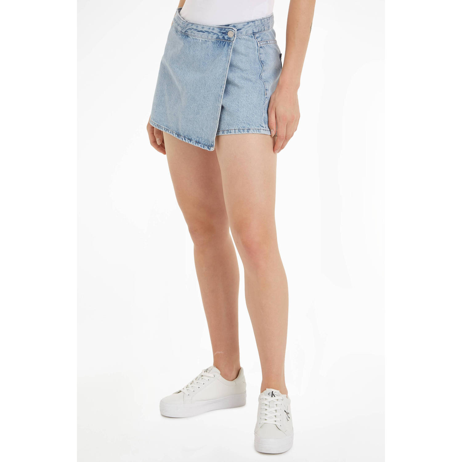 CALVIN KLEIN JEANS skort light blue denim