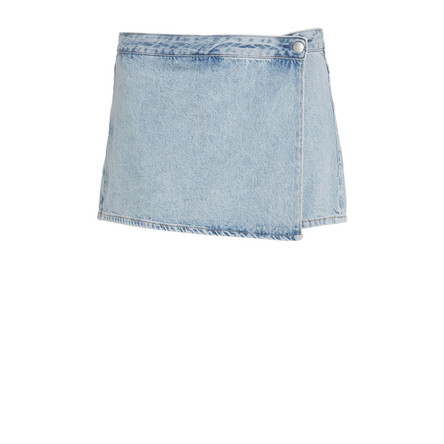 Calvin Klein Denim Rok Klassiek Blauw Elegant Blue Dames