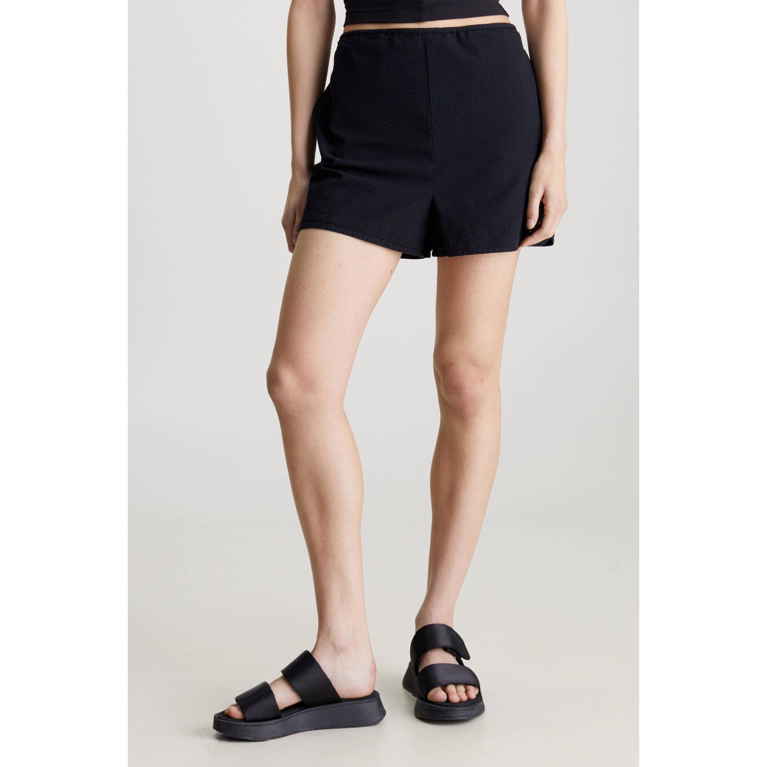 CALVIN KLEIN JEANS relaxed short zwart