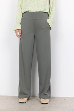 regular fit pantalon olijfgroen