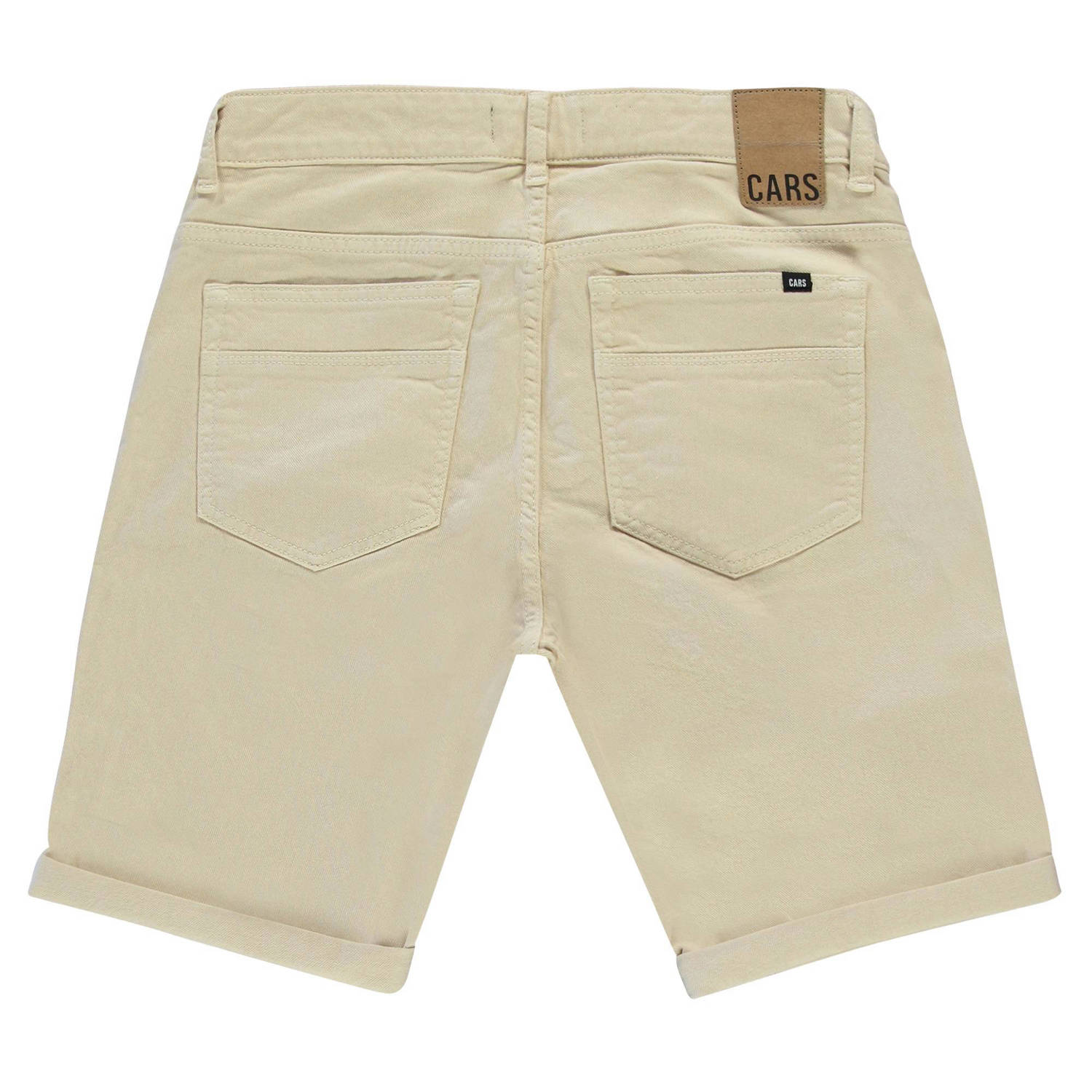 Cars slim fit short BLACKER sand