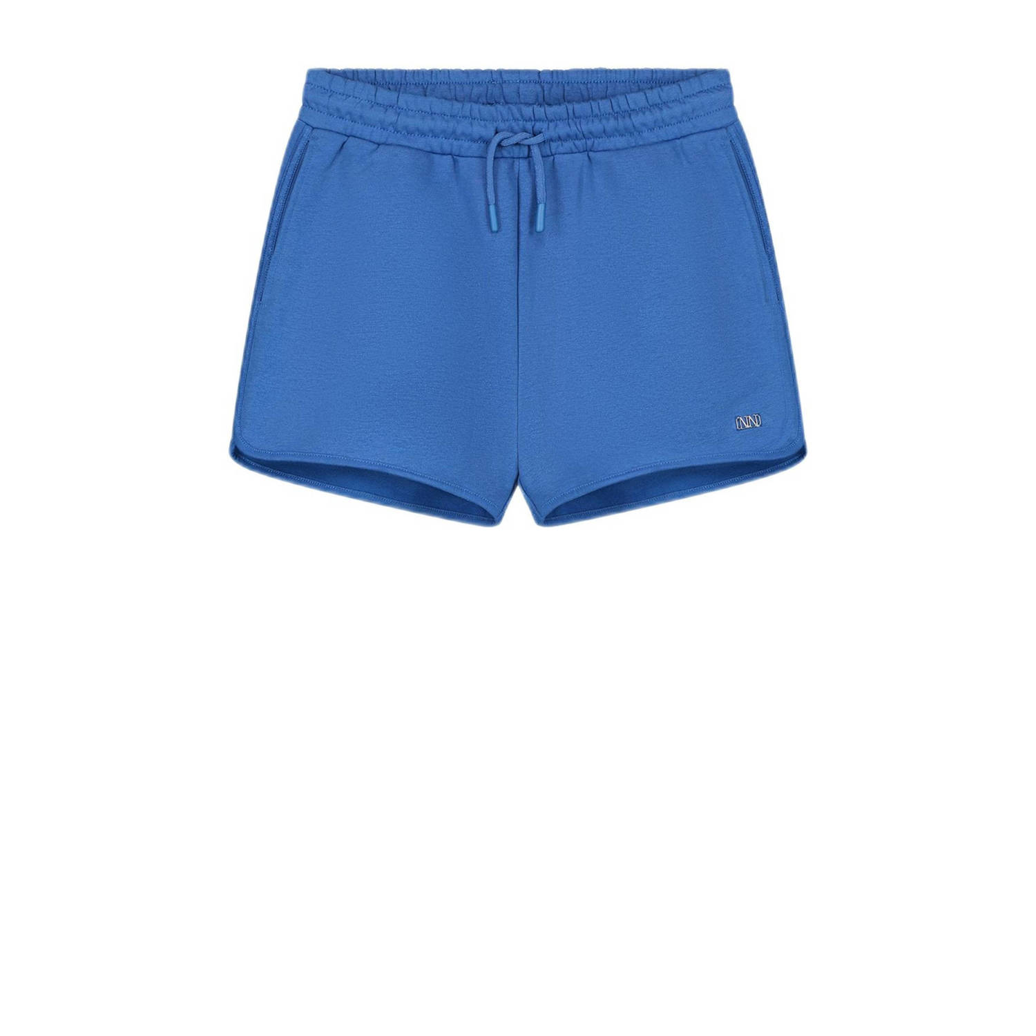 NIK&NIK sweatshort Vibes hardblauw Korte broek Effen 140