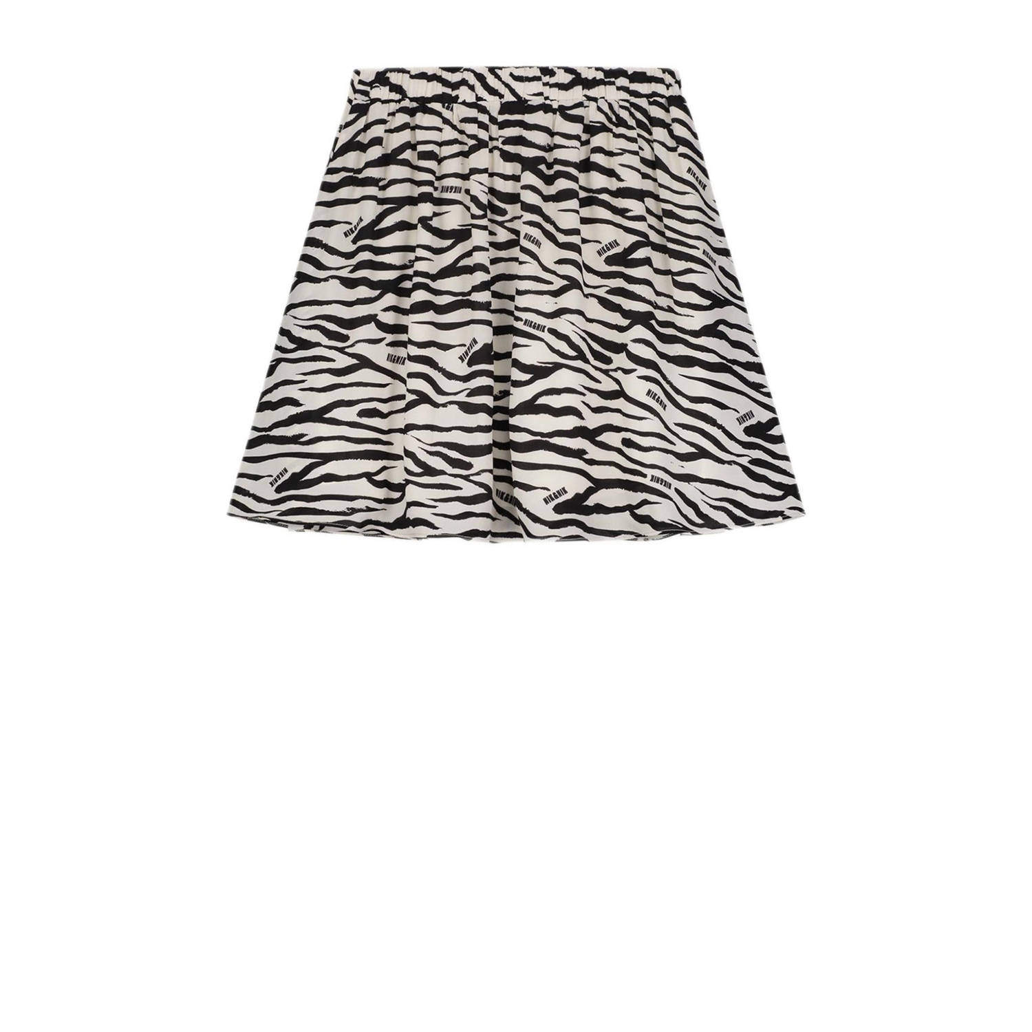 NIK&NIK rok Kenley met zebraprint ecru zwart