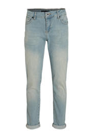 thumbnail: Light blue denim jongens Cars loose fit jeans van stretchdenim met effen