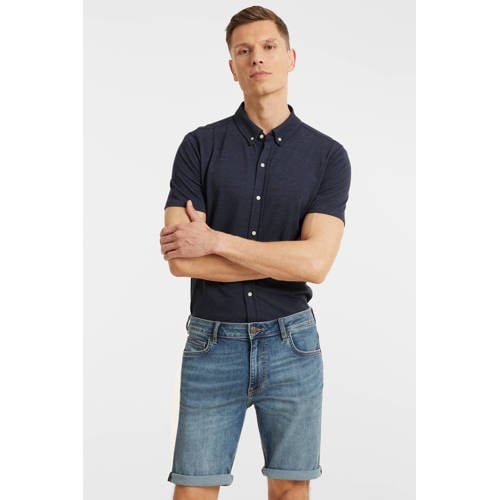 anytime Denim short mid blauw afbeelding