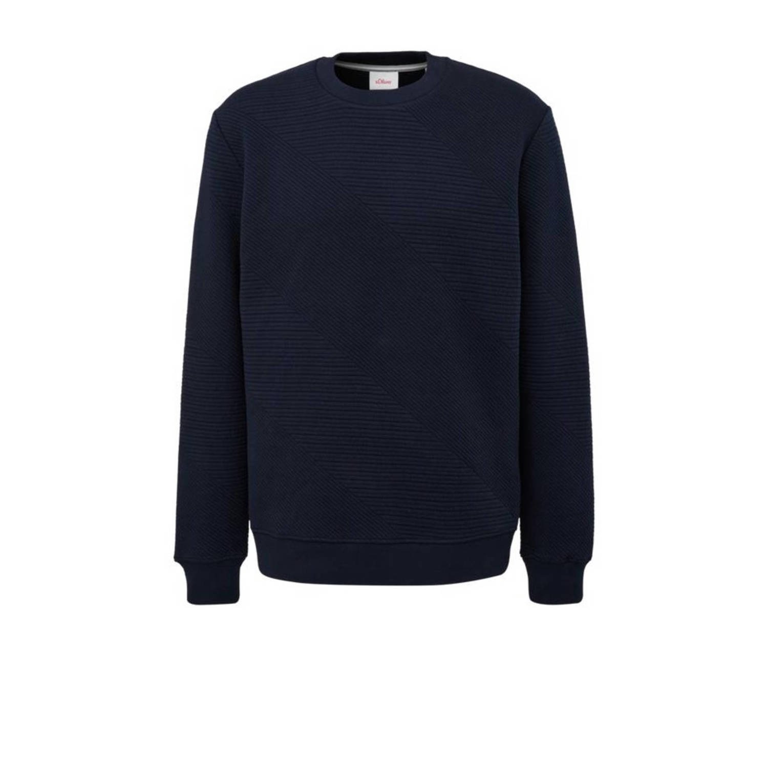 s.Oliver sweater blauw zwart