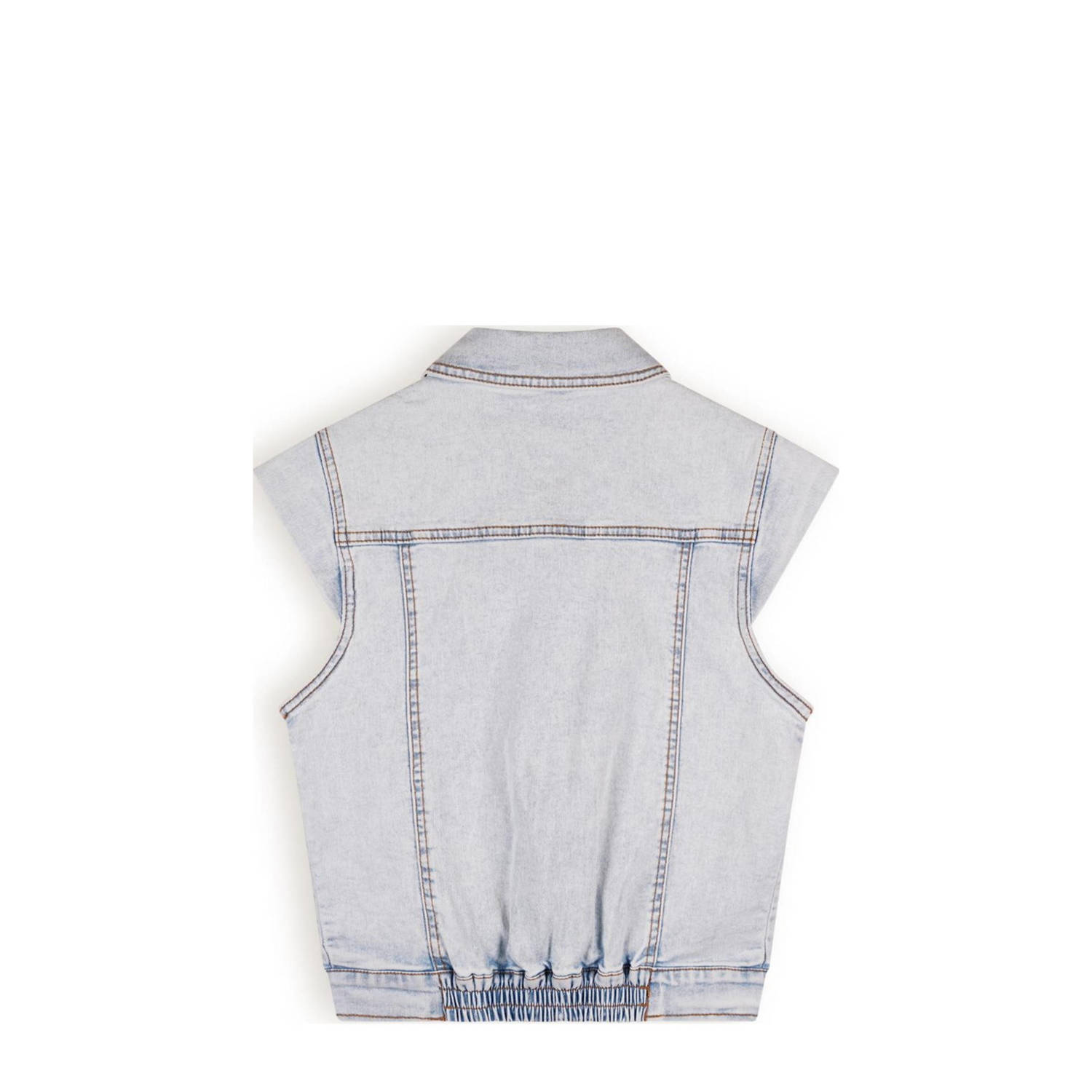 NoBell gilet Beat denim sea