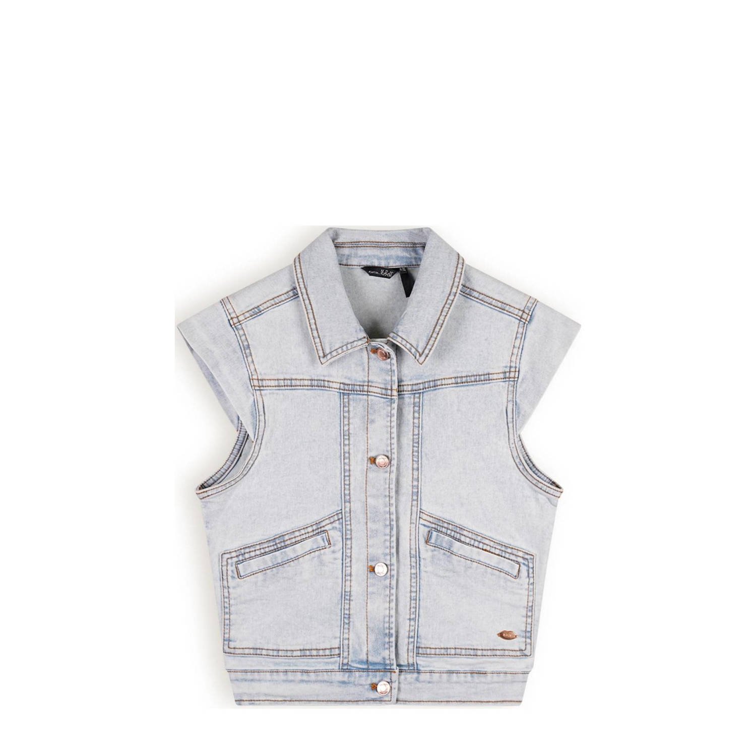 NoBell gilet Beat denim sea