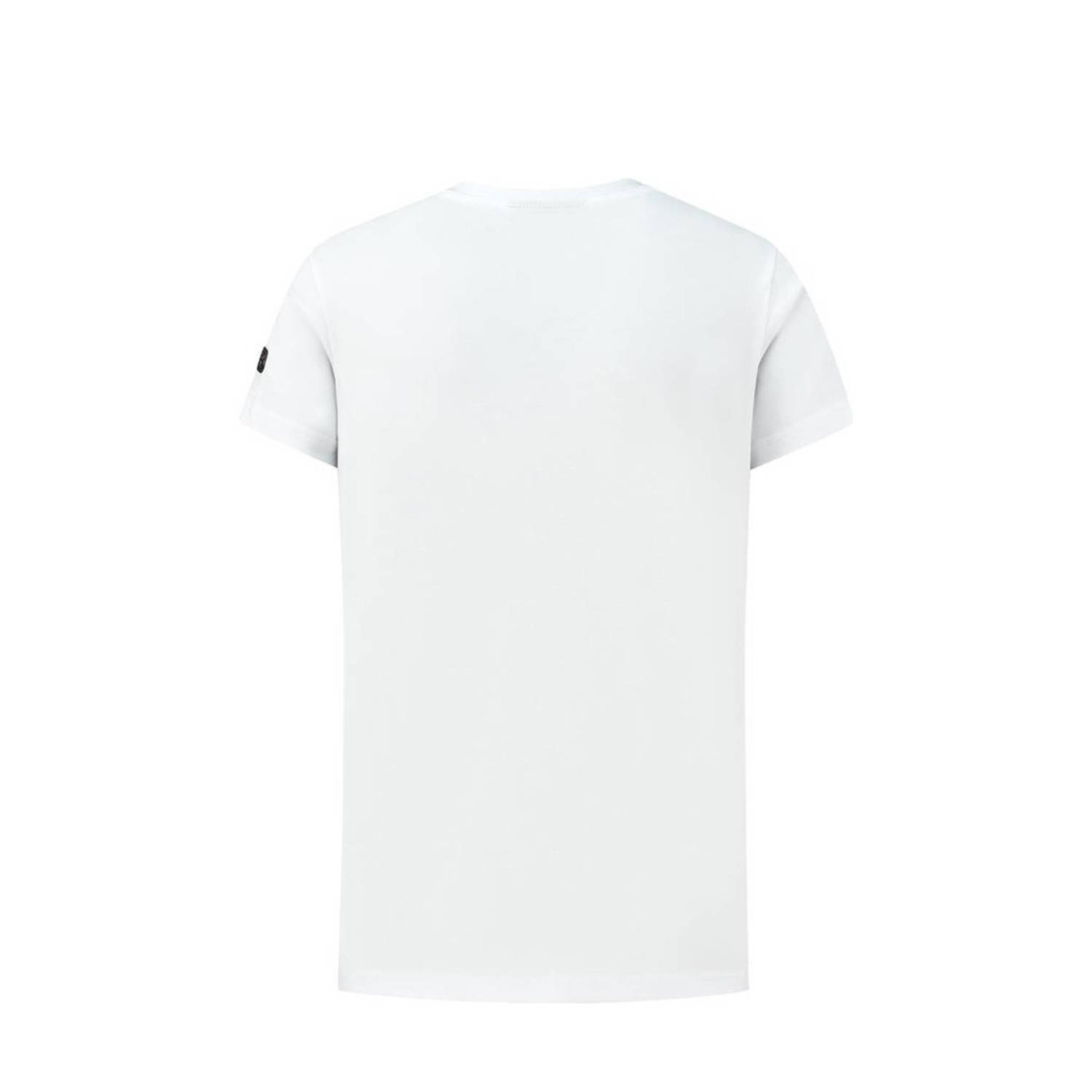 Ballin T-shirt met printopdruk wit