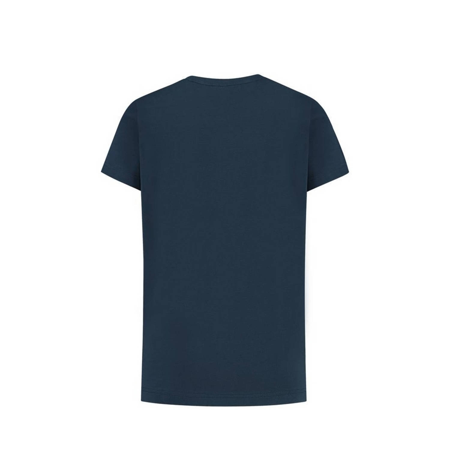 Ballin T-shirt met printopdruk donkerblauw