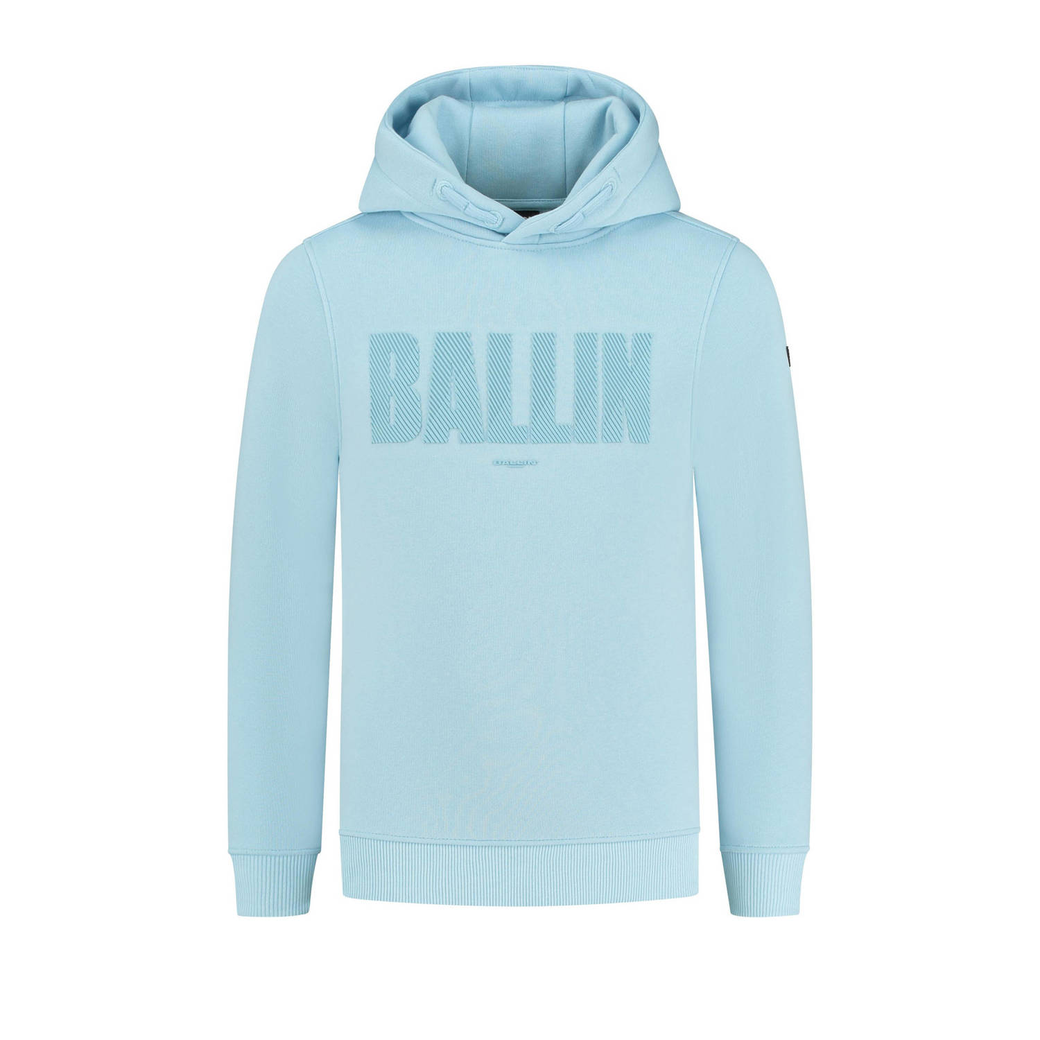 Ballin hoodie met tekst lichtblauw Sweater Tekst 140