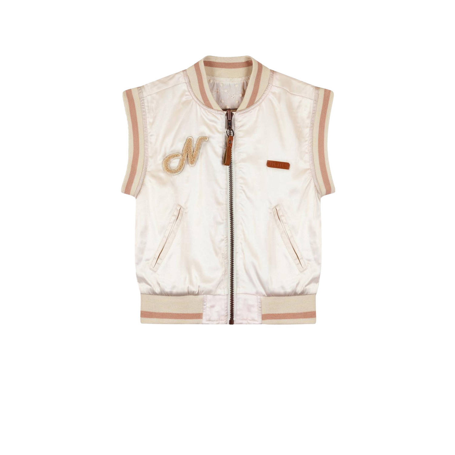NONO reversible zomerjas Bar wit zand