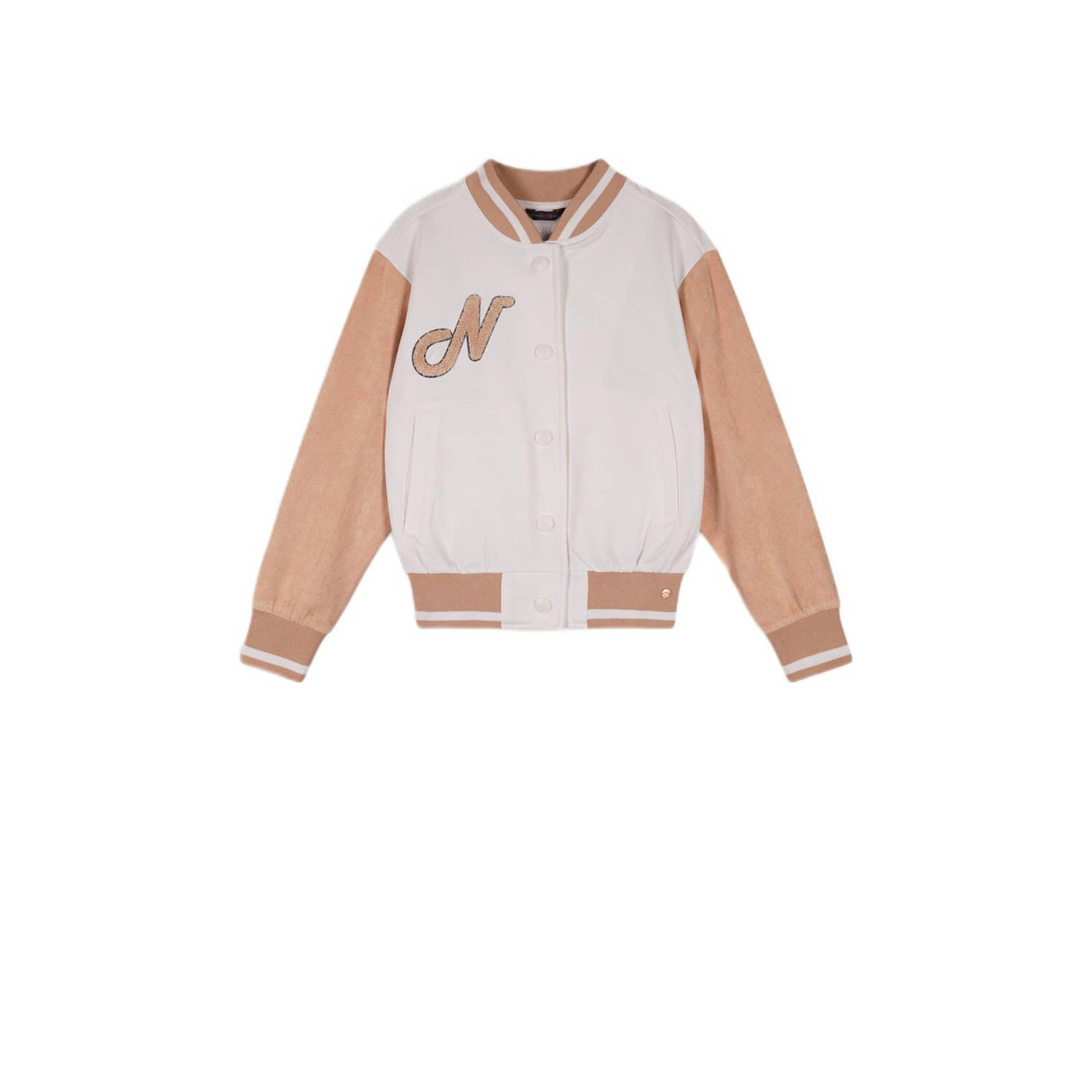 NONO baseballvest Darcy offwhite zand