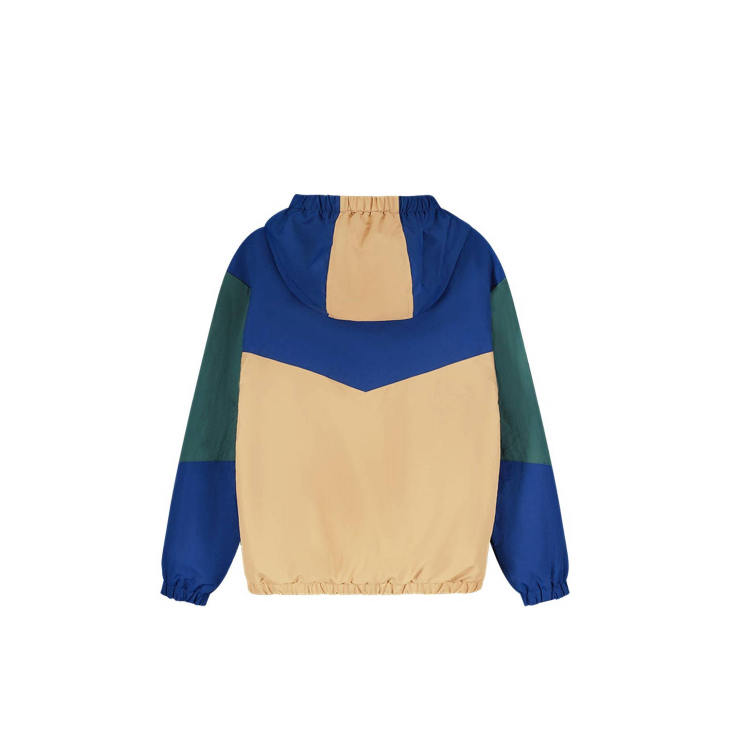 Moodstreet zomerjas blauw zand groen