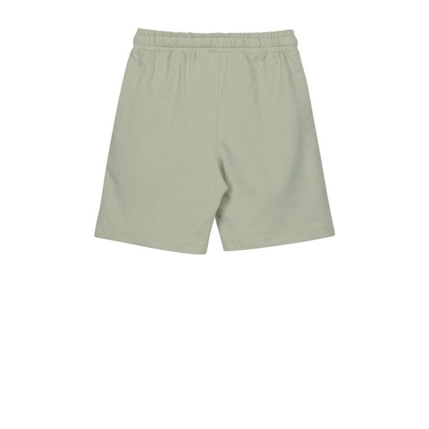 Moodstreet regular fit sweatshort lichtgroen