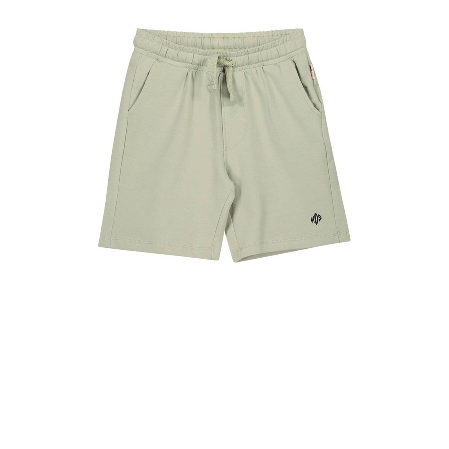 Moodstreet regular fit sweatshort lichtgroen Korte broek Effen 122 128