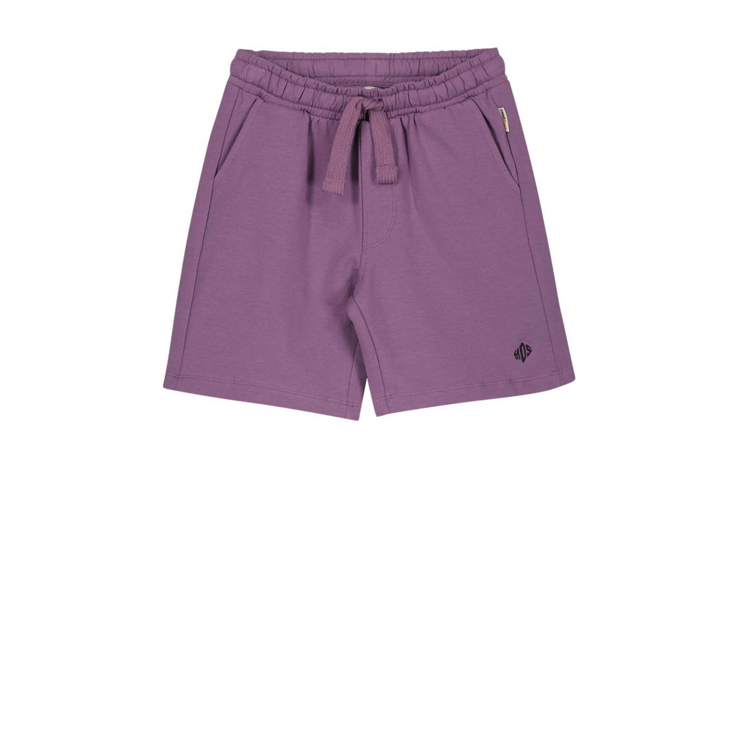 Moodstreet regular fit sweatshort paars