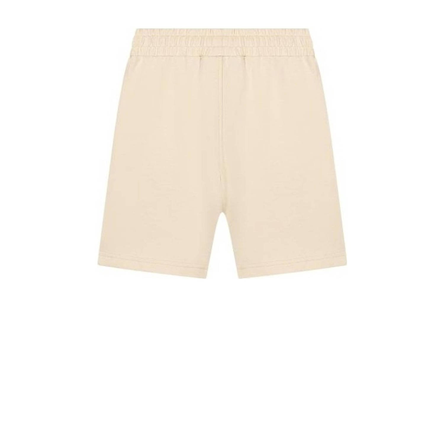 Malelions regular fit sweatshort Sport Counter met logo beige