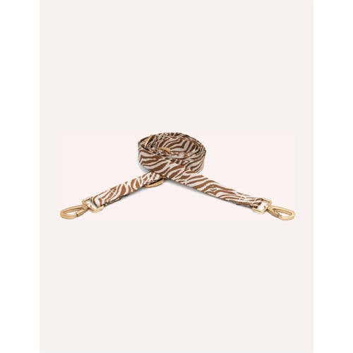 Dogguo Hondenriem (2x200) S - ZEBRA LEASH BROWN / BEIGE afbeelding