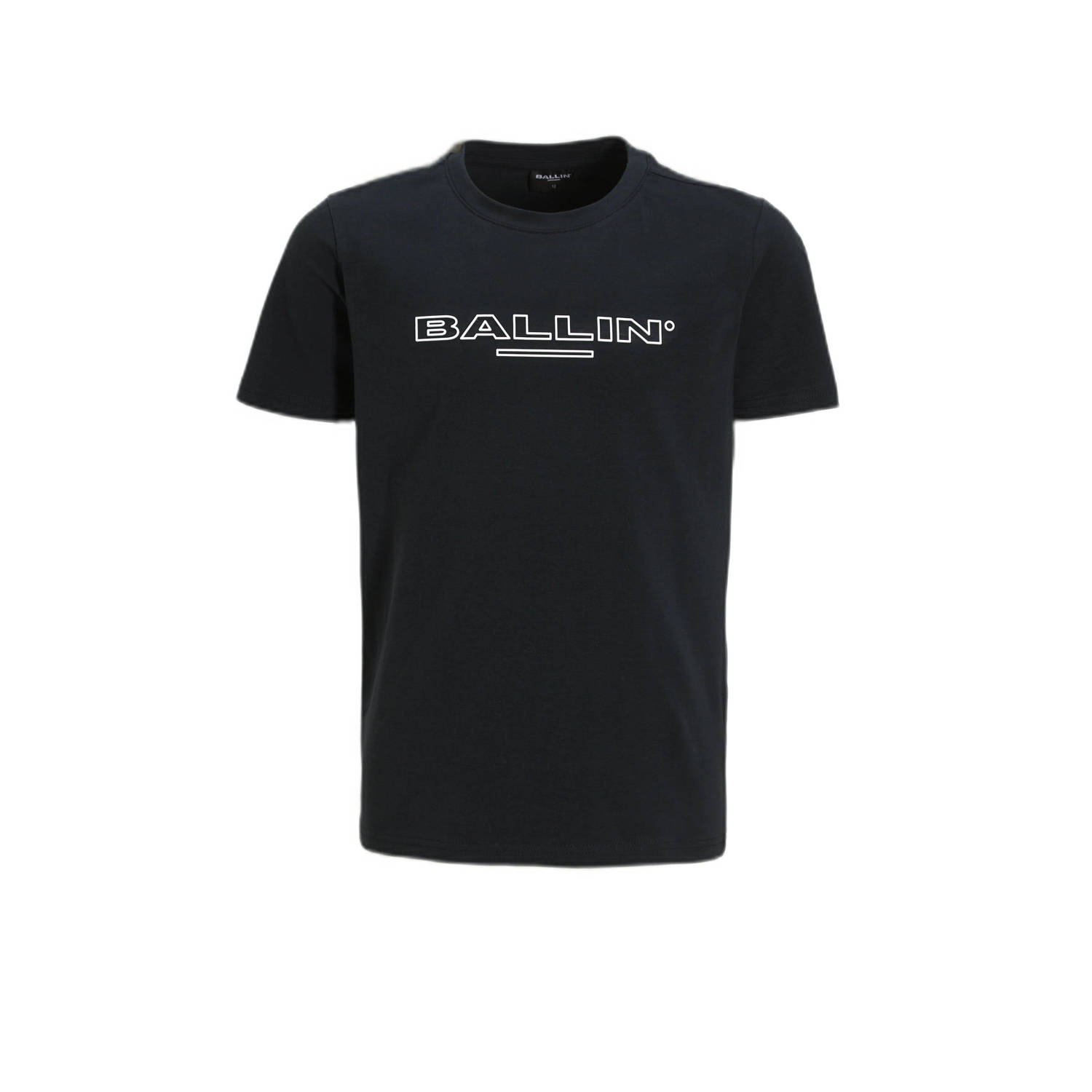 Ballin T-shirt met tekst donkerblauw Jongens Katoen Ronde hals Tekst 164