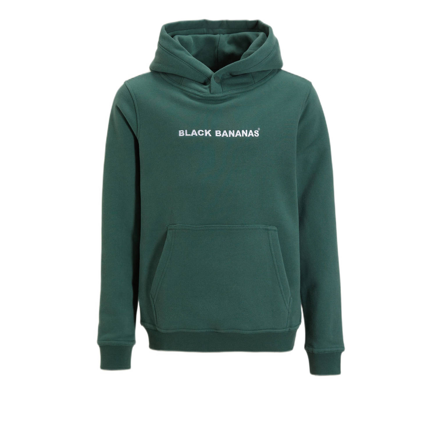 BLACK BANANAS hoodie groen Sweater Effen 128 | Sweater van