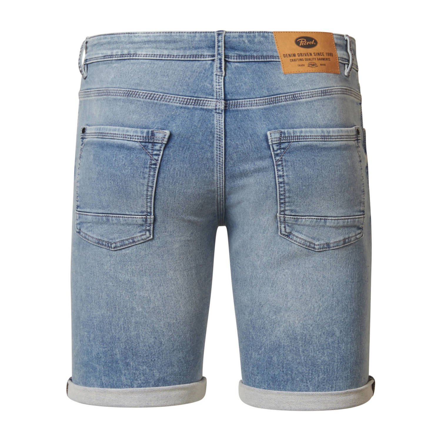 Petrol Industries slim fit short Jackson light stone