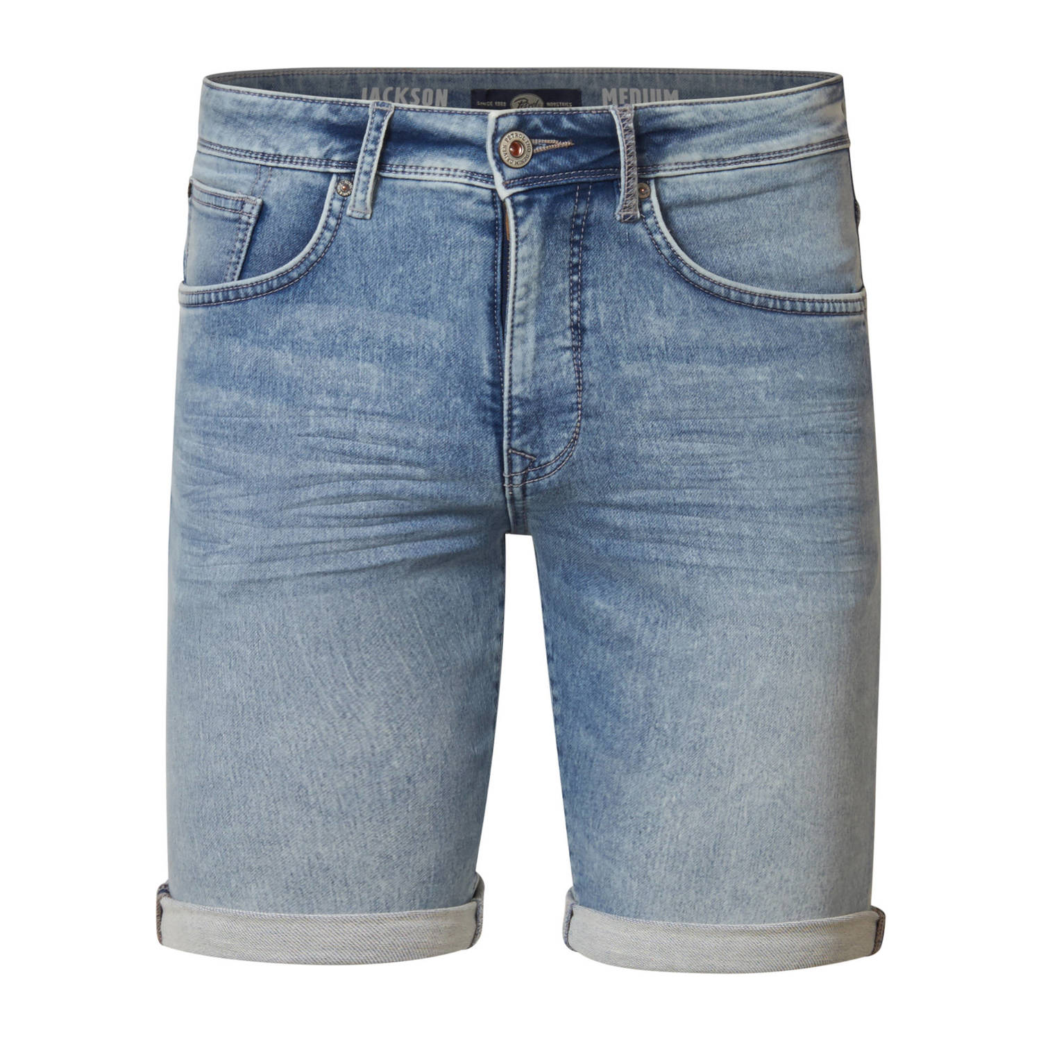 Petrol Industries slim fit short Jackson light stone