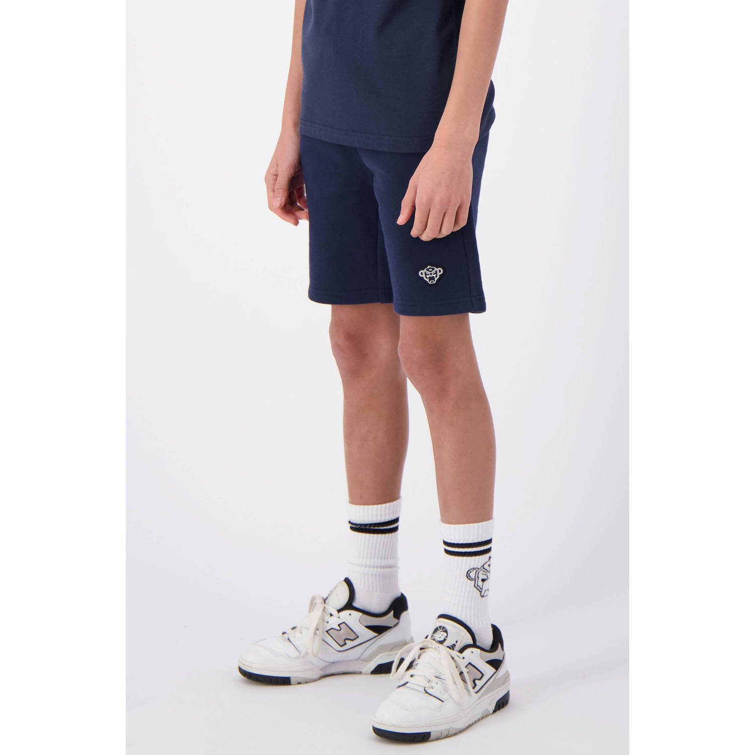 BLACK BANANAS regular fit sweatshort blauw