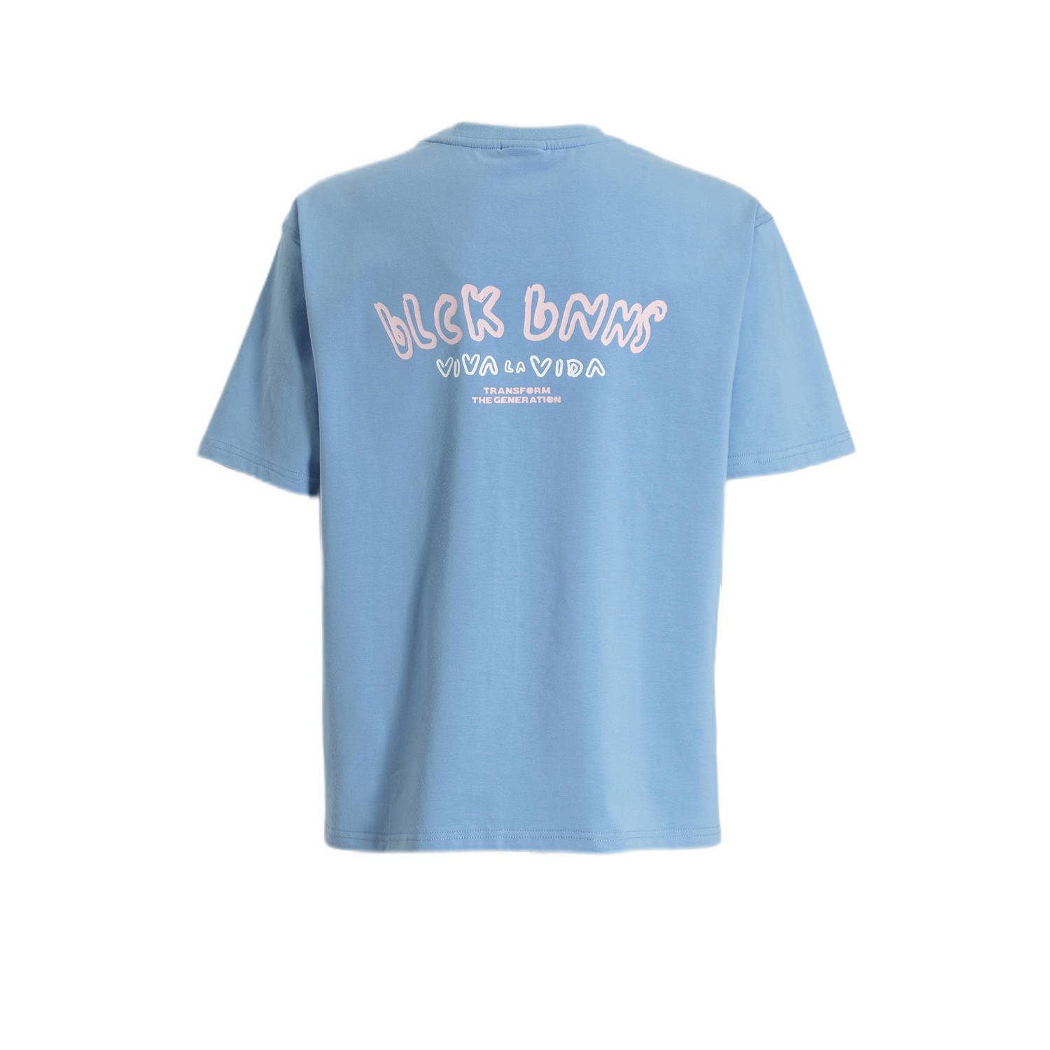 BLACK BANANAS T-shirt JR. SUNNY met backprint blauw