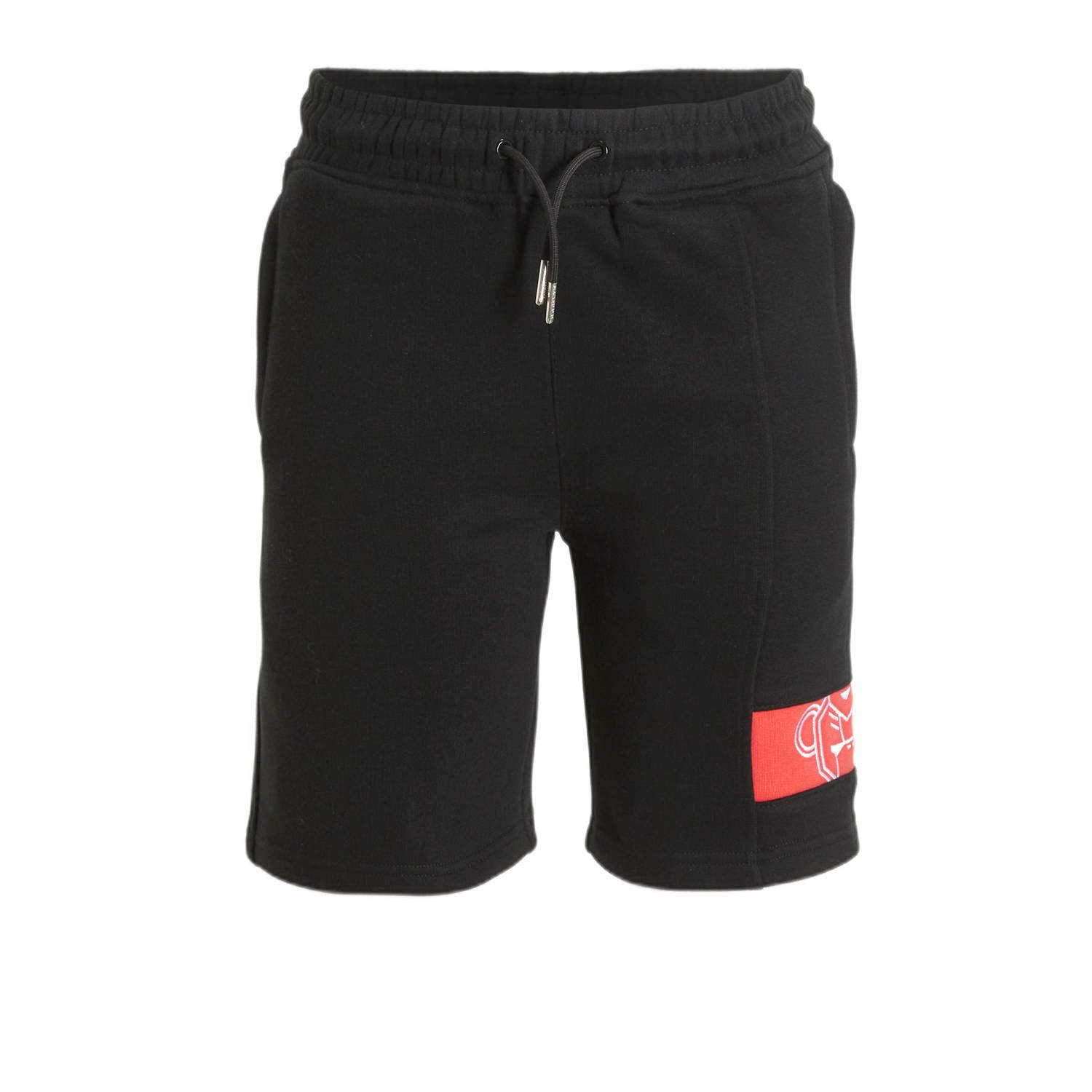 BLACK BANANAS regular fit short JR. COMMANDER zwart Korte broek Jongens Stretchkatoen 128