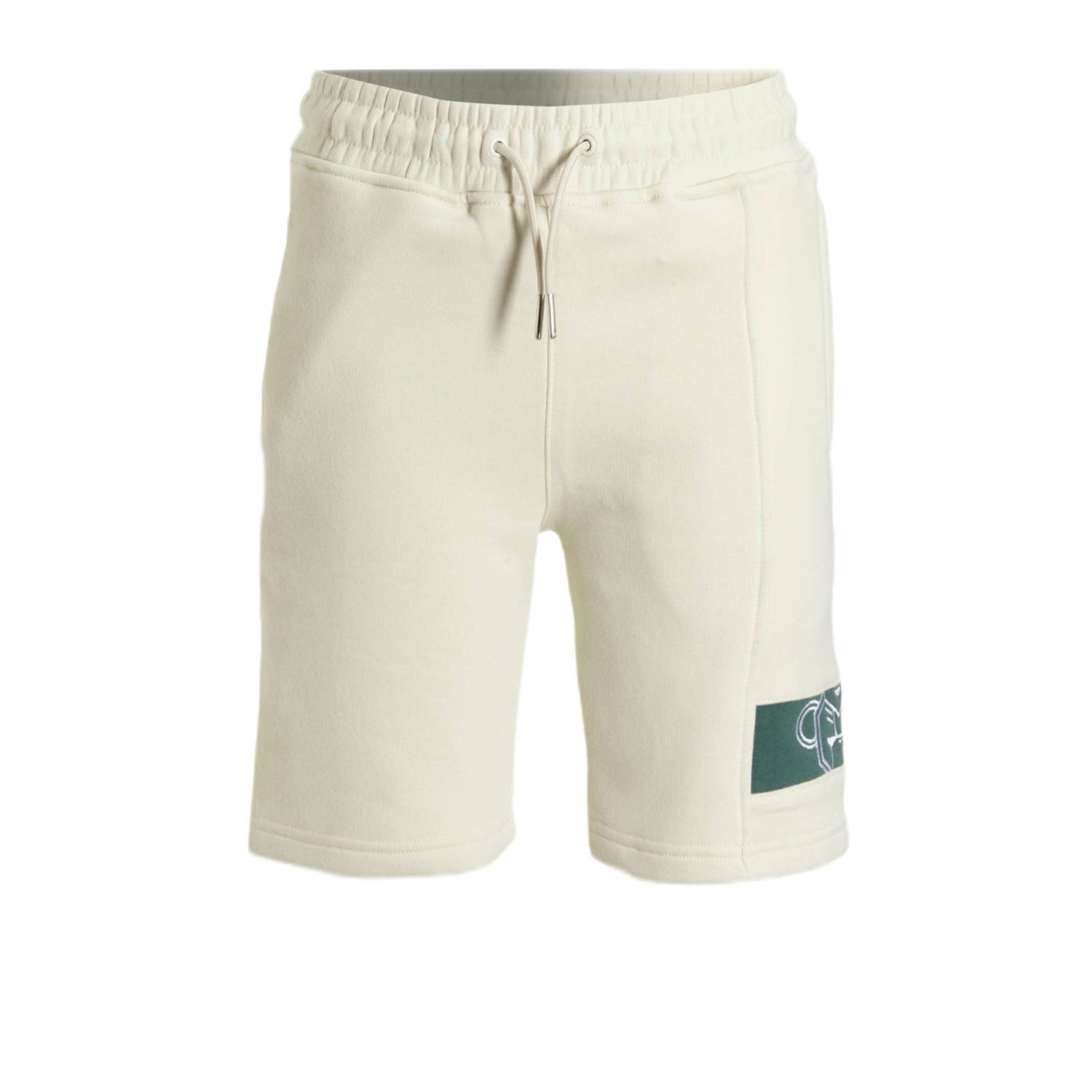 BLACK BANANAS regular fit short JR. COMMANDER ecru Korte broek Jongens Stretchkatoen 176