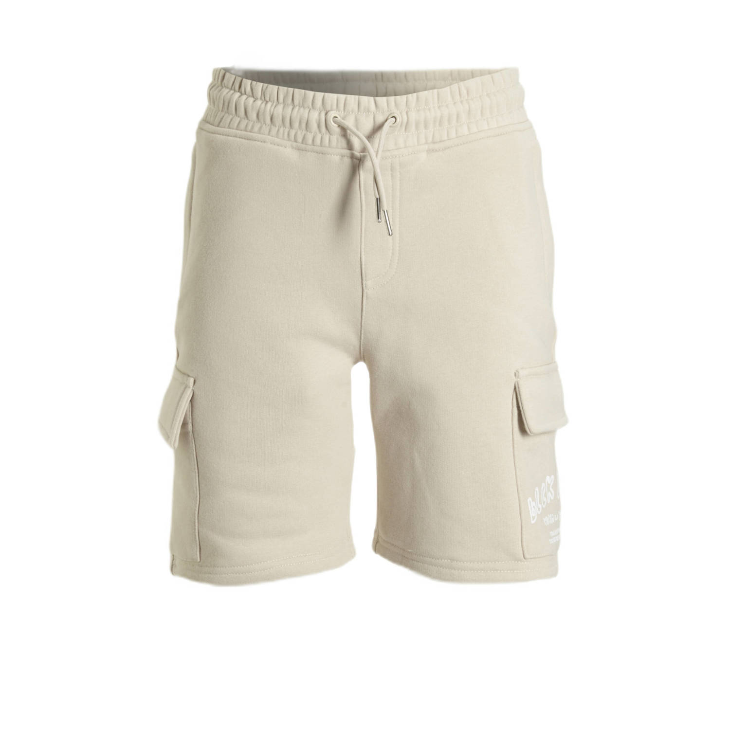 BLACK BANANAS regular fit short JR. VIVA LA VIDA zand Korte broek Ecru Jongens Katoen 176