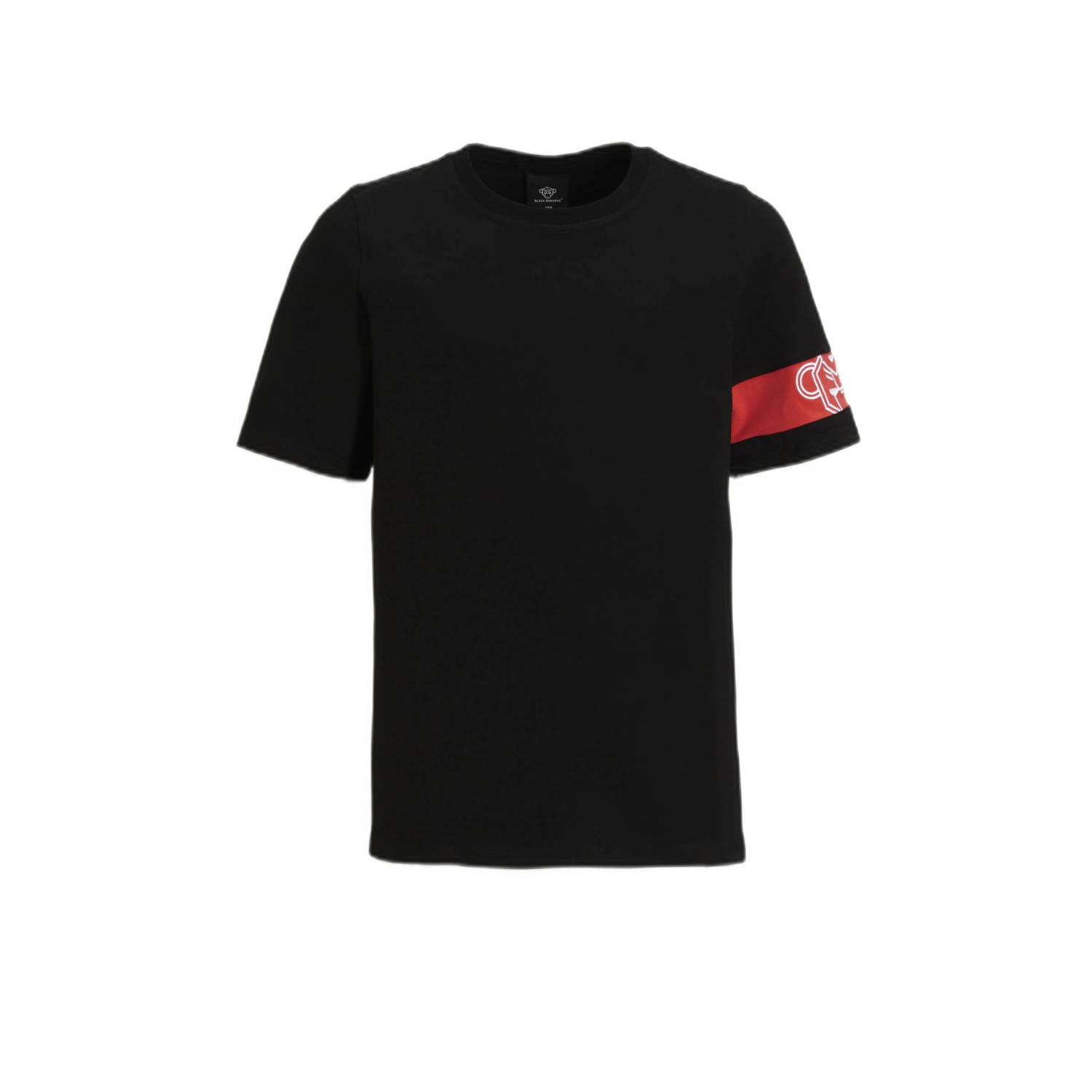 BLACK BANANAS T-shirt JR. COMMANDER zwart Jongens Katoen Ronde hals Effen 128
