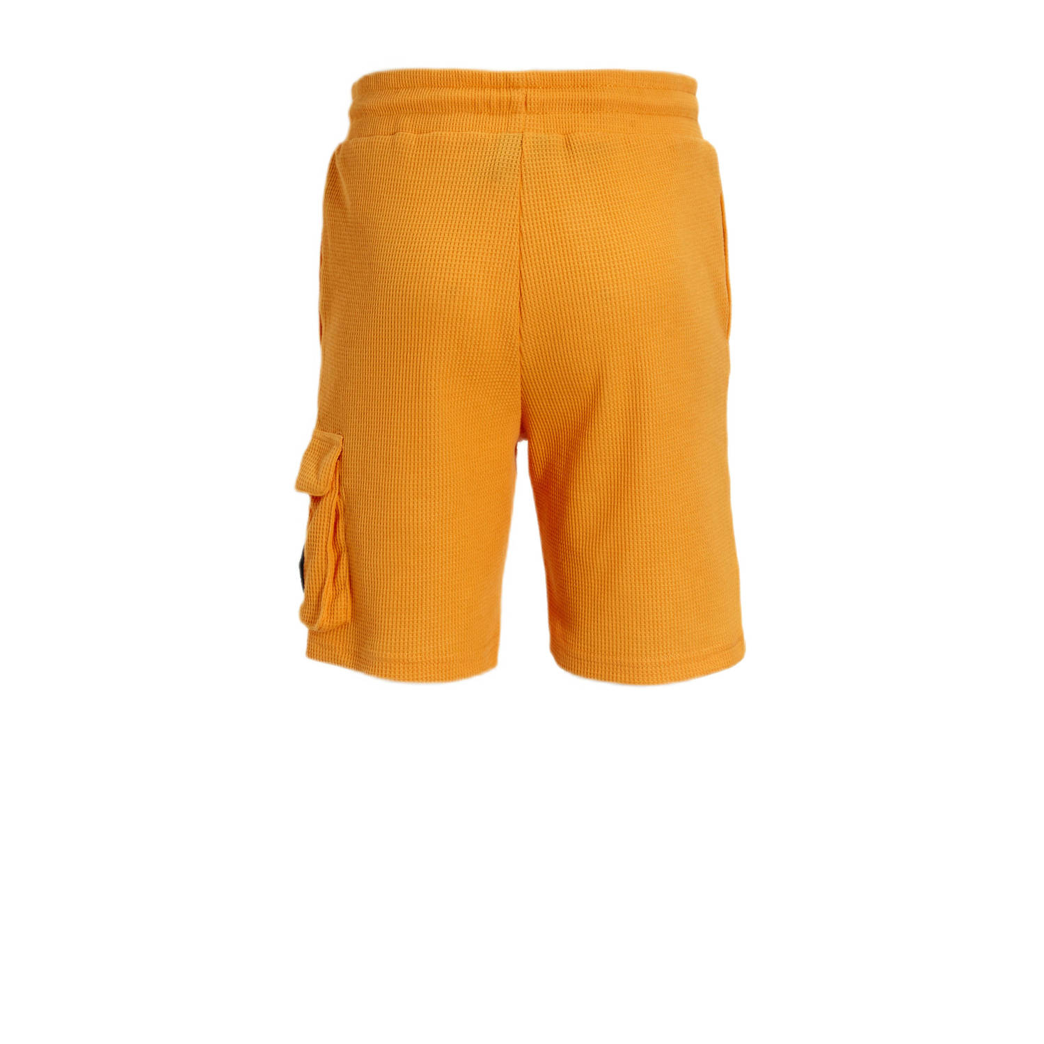 BLACK BANANAS regular fit cargo short JR. WAFFLE oranje