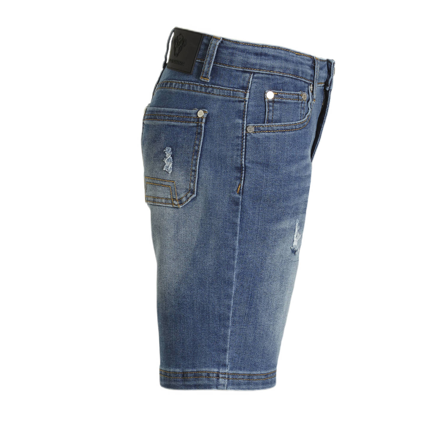 BLACK BANANAS regular fit denim short blauw